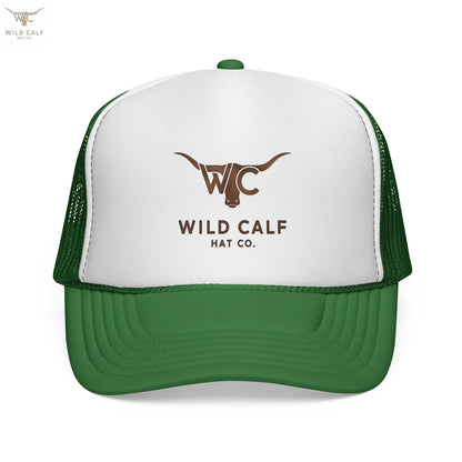 The Gold Emblem Trucker Hat - Wild Calf Hat Company