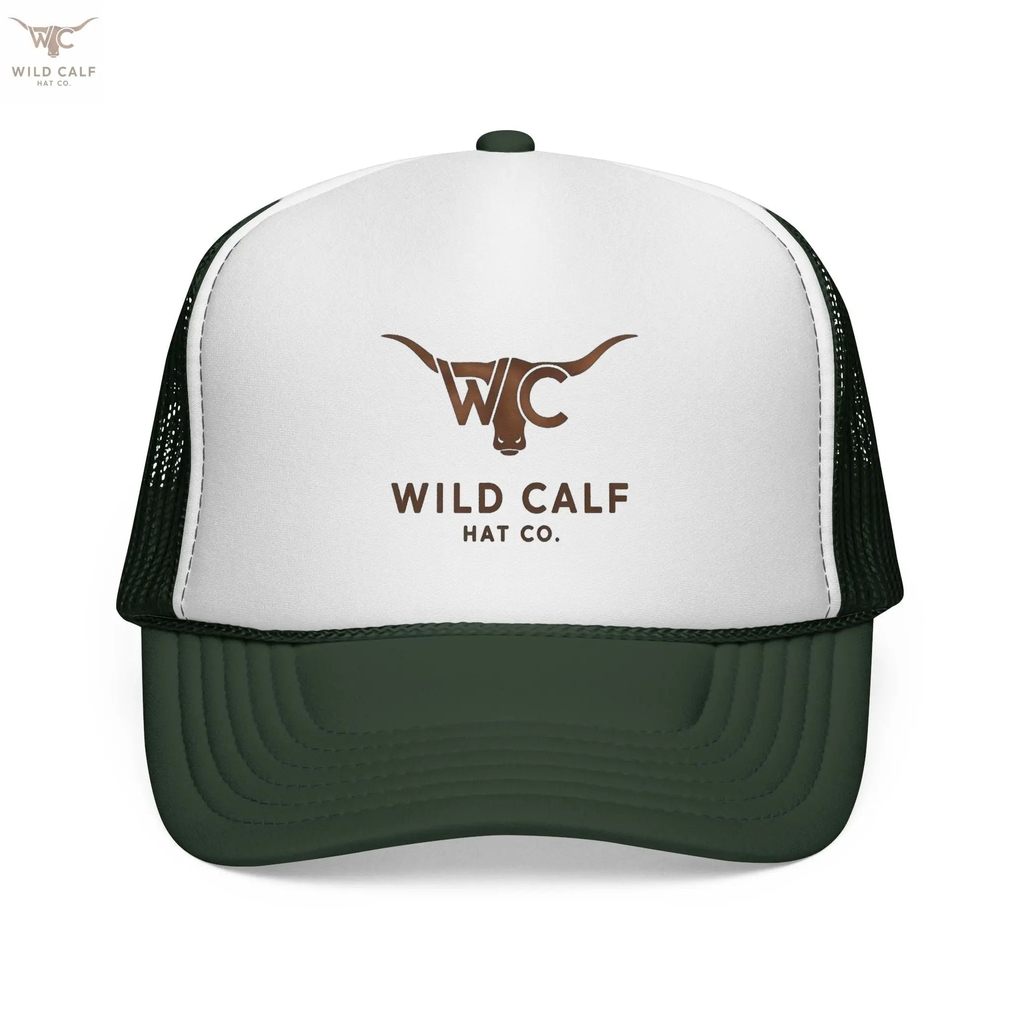 The Gold Emblem Trucker Hat - Wild Calf Hat Company