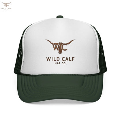 The Gold Emblem Trucker Hat - Wild Calf Hat Company