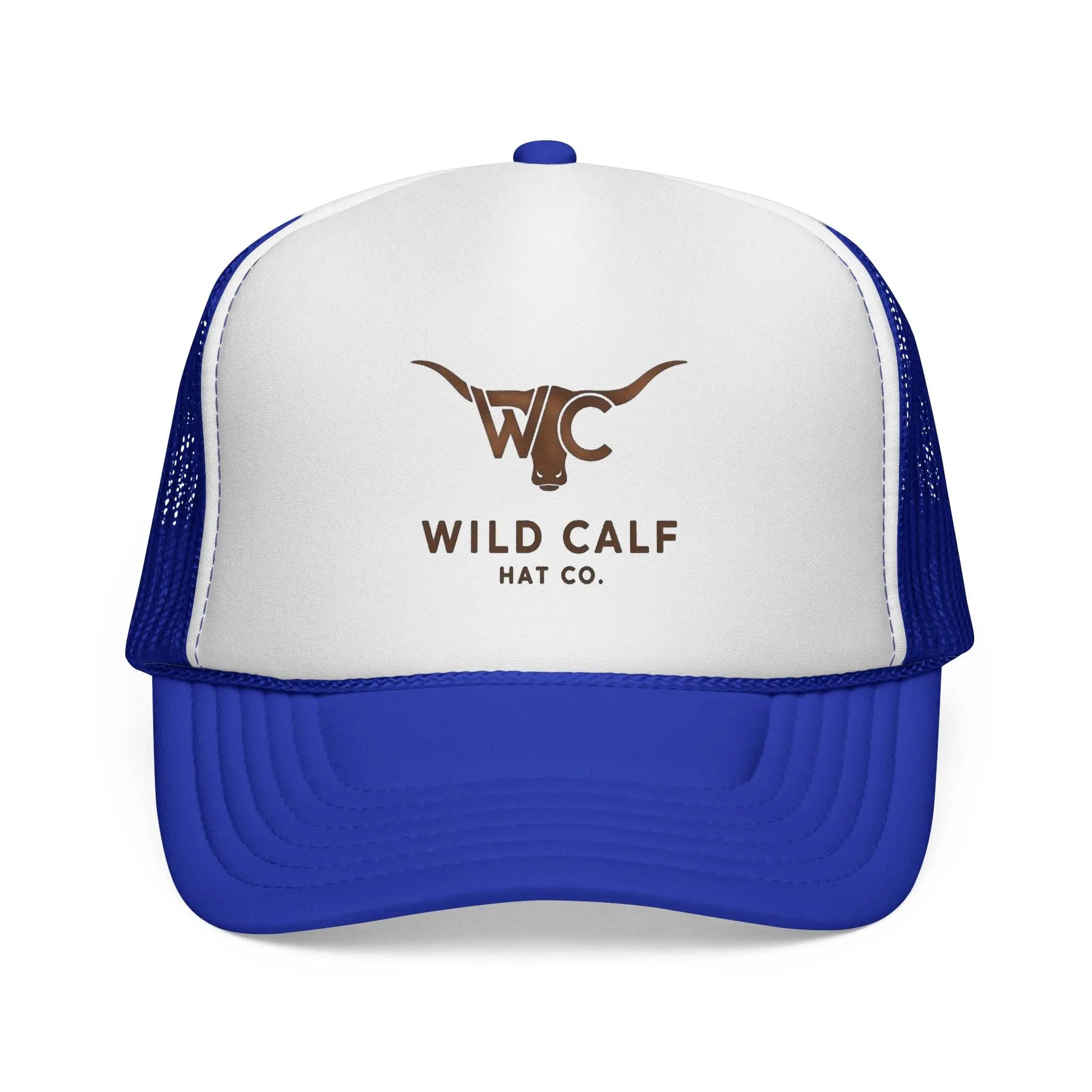 The Gold Emblem Trucker Hat - Wild Calf Hat Company