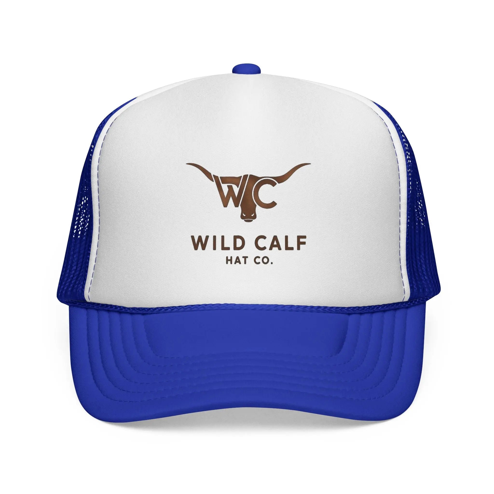 The Gold Emblem Trucker Hat - Wild Calf Hat Company