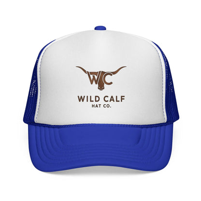 The Gold Emblem Trucker Hat - Wild Calf Hat Company