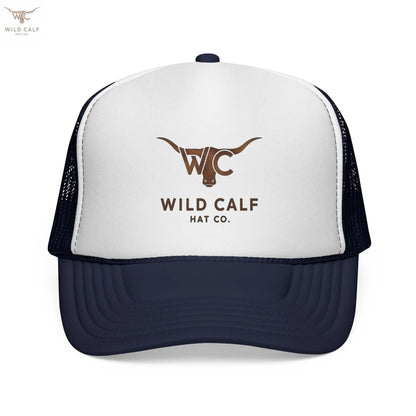 The Gold Emblem Trucker Hat - Wild Calf Hat Company