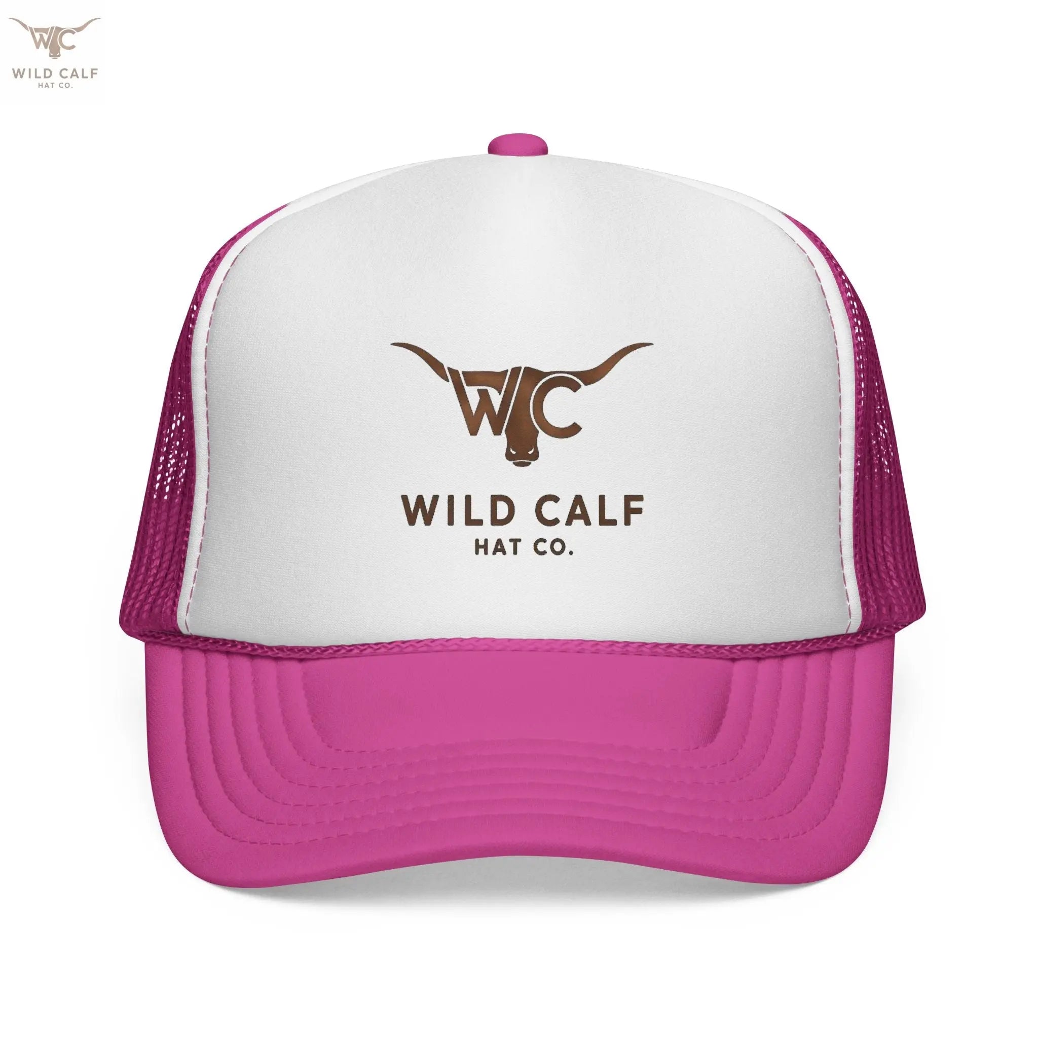 The Gold Emblem Trucker Hat - Wild Calf Hat Company