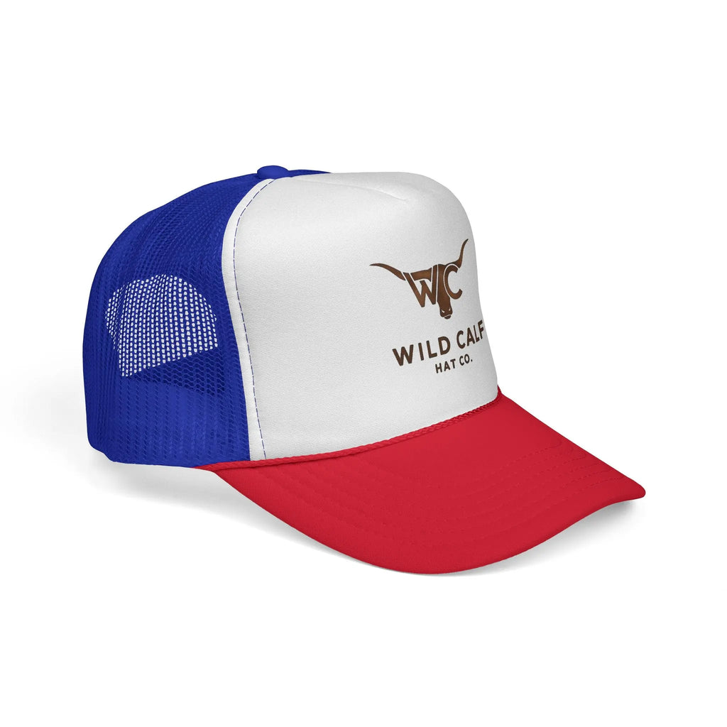 The Gold Emblem Trucker Hat - Wild Calf Hat Company