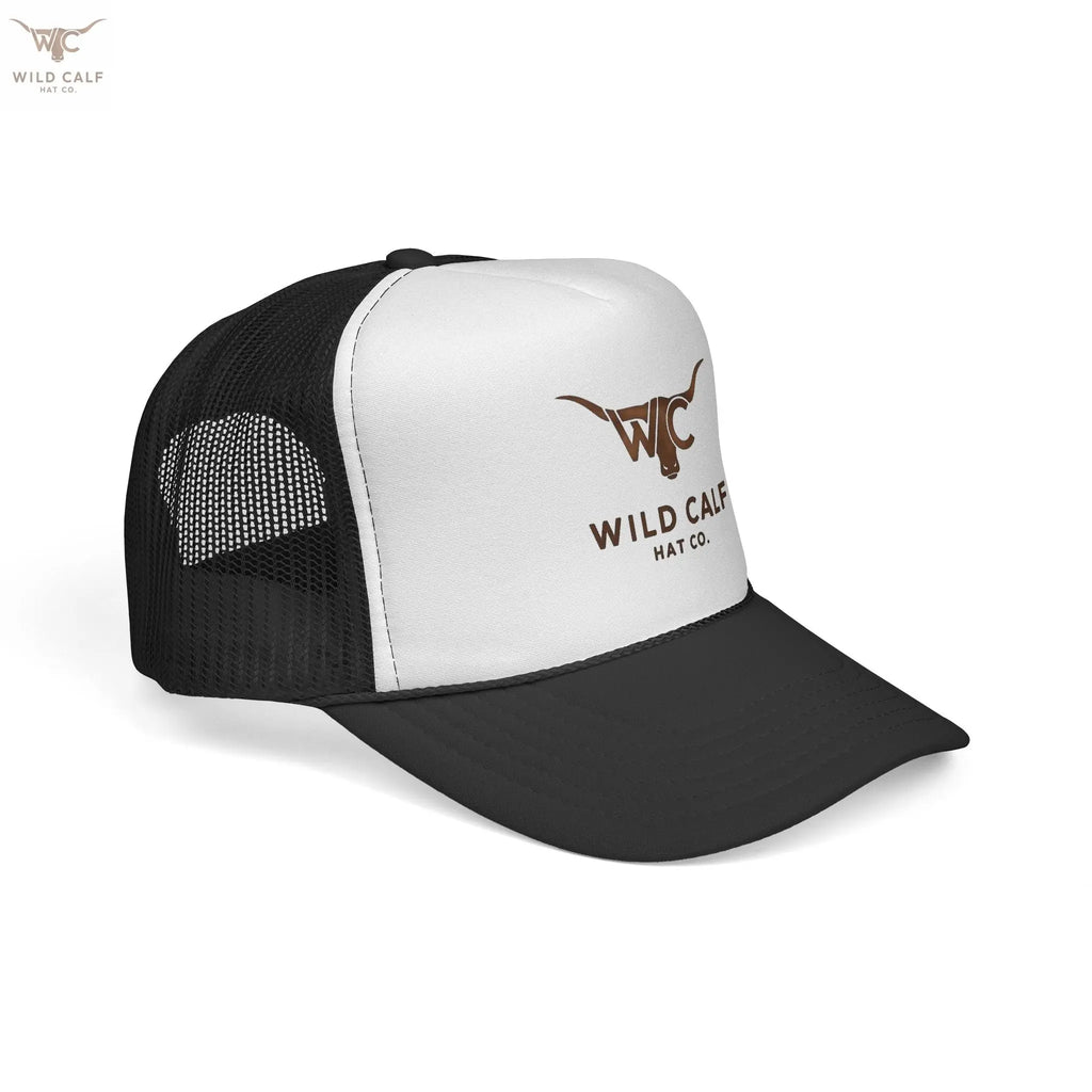 The Gold Emblem Trucker Hat - Wild Calf Hat Company