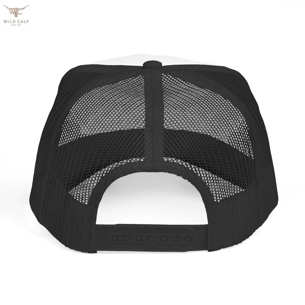 The Gold Emblem Trucker Hat - Wild Calf Hat Company