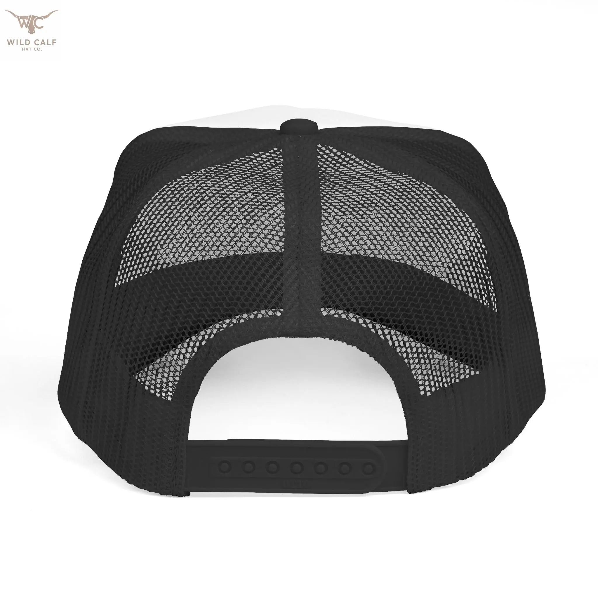 The Gold Emblem Trucker Hat - Wild Calf Hat Company