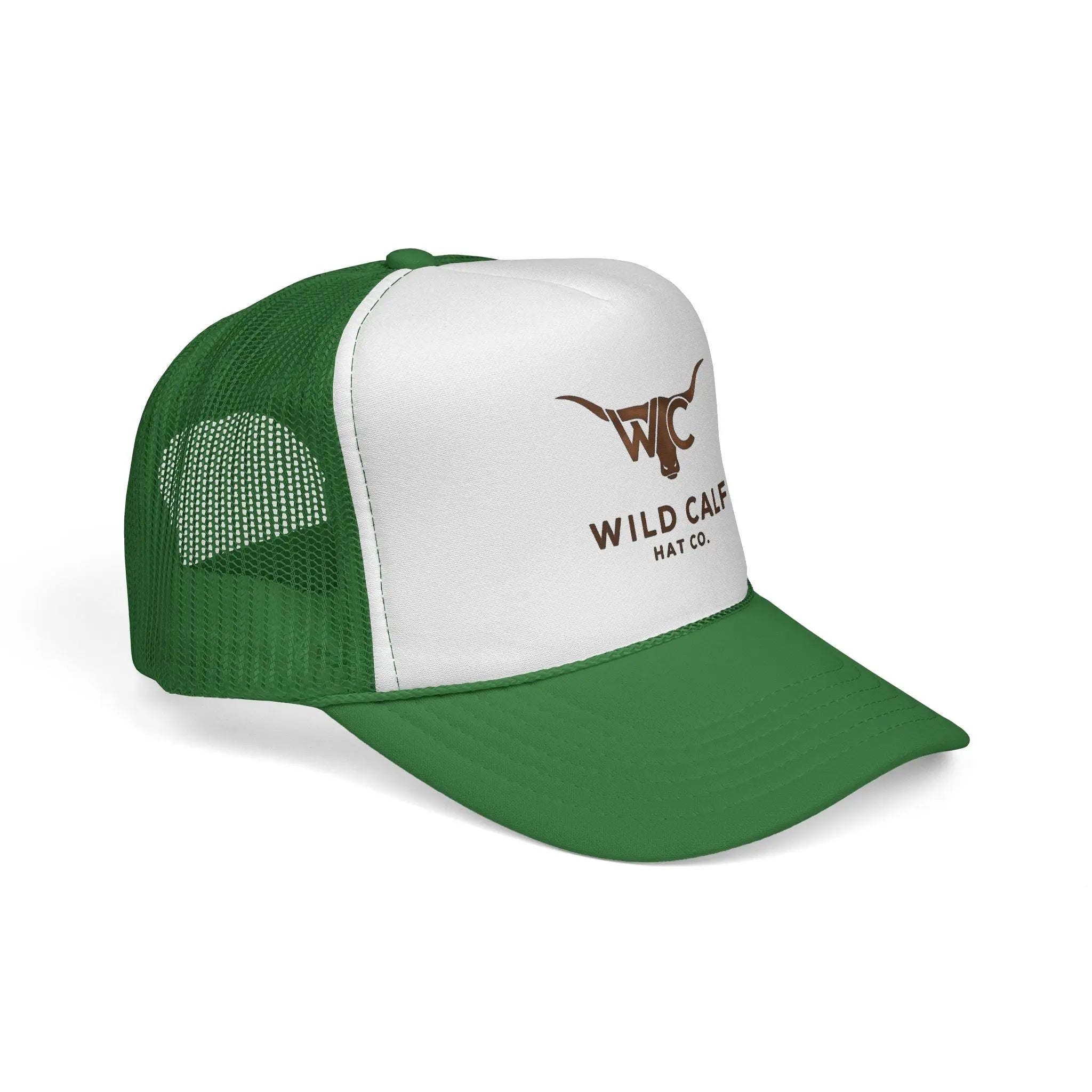 The Gold Emblem Trucker Hat - Wild Calf Hat Company