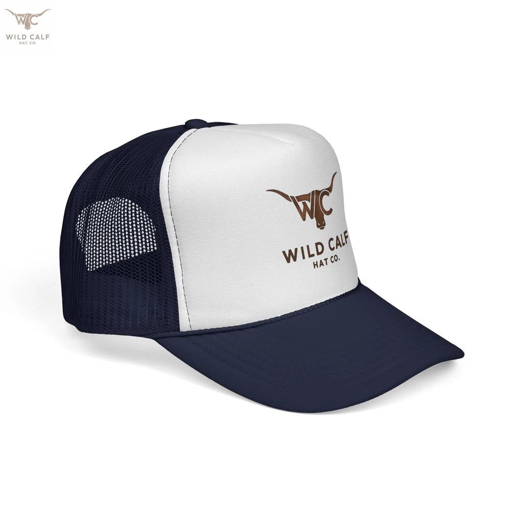 The Gold Emblem Trucker Hat - Wild Calf Hat Company