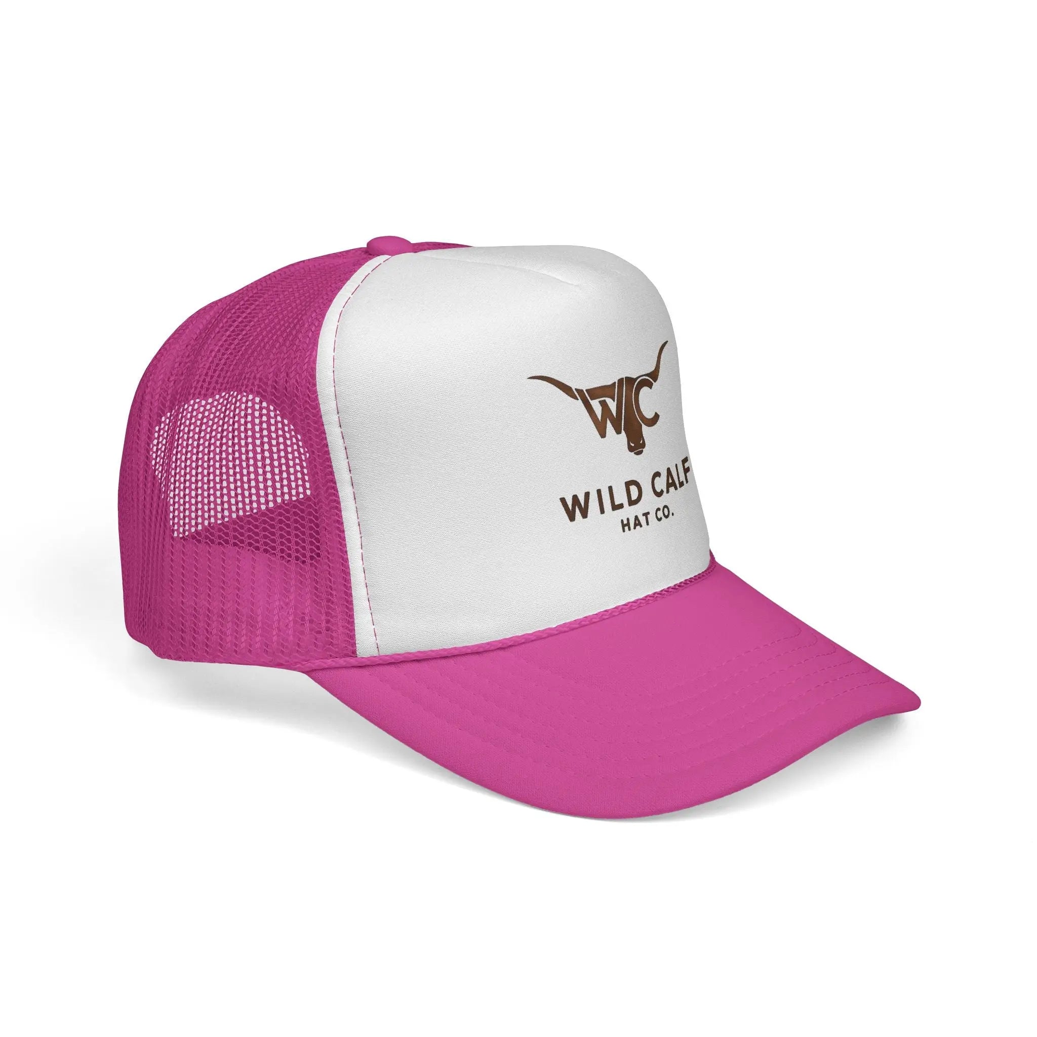 The Gold Emblem Trucker Hat - Wild Calf Hat Company