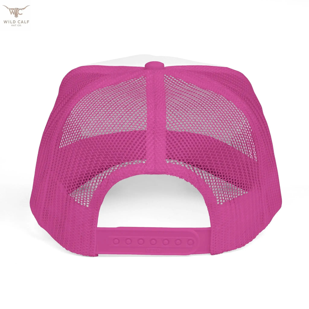 The Gold Emblem Trucker Hat - Wild Calf Hat Company