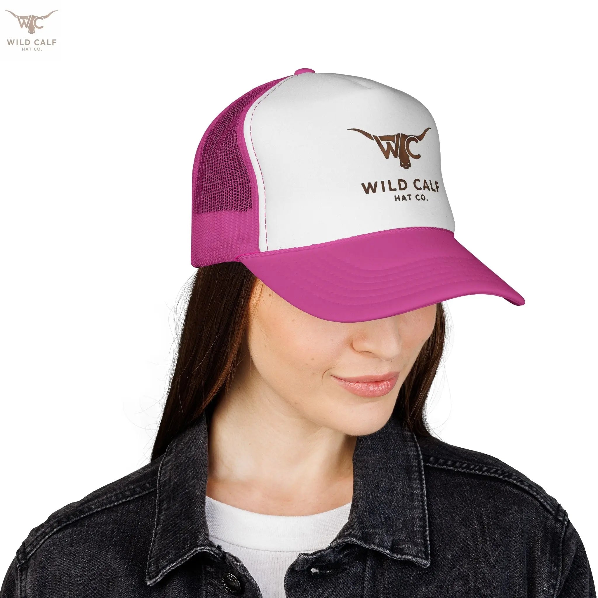 The Gold Emblem Trucker Hat - Wild Calf Hat Company