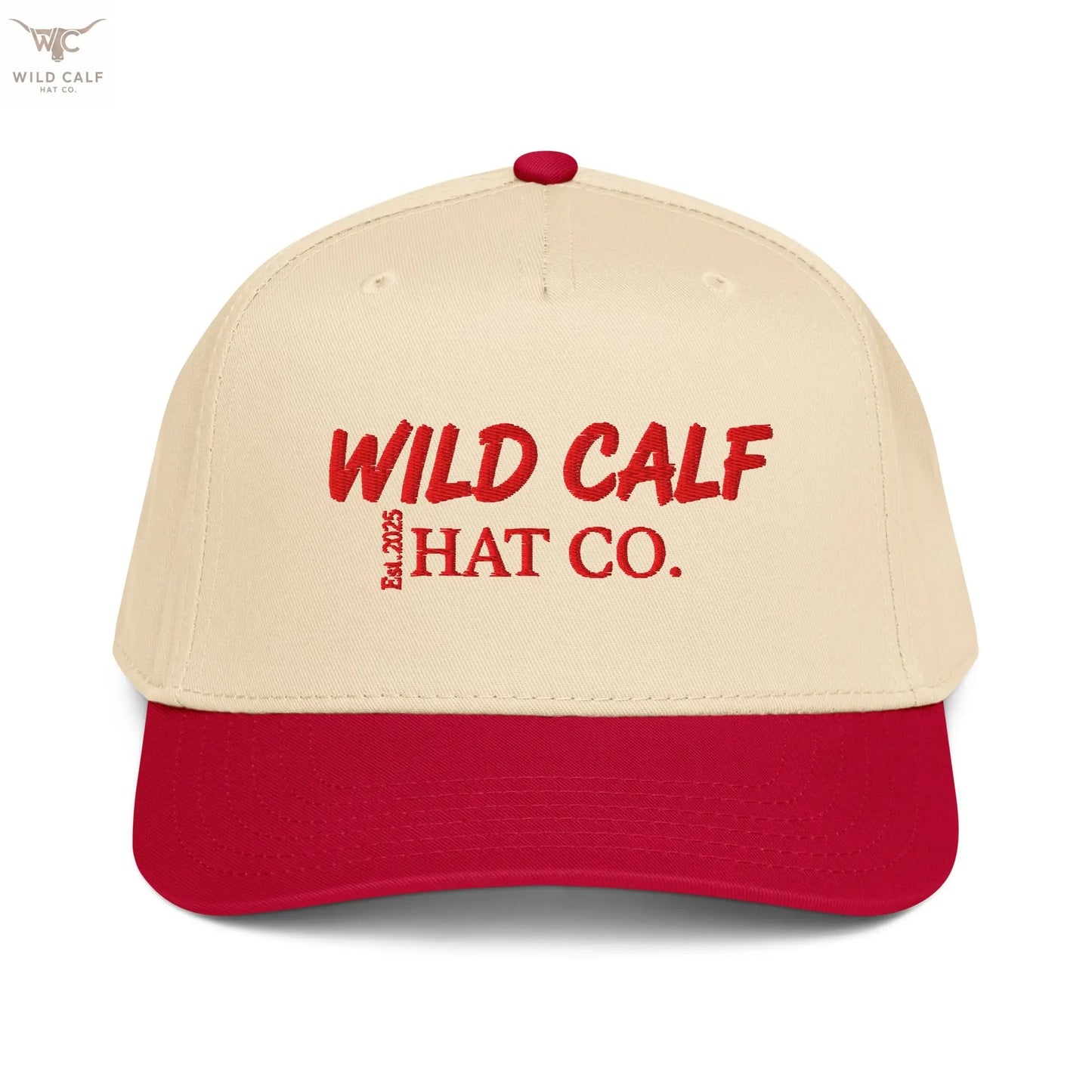 The Red Signature Trucker Cap - Wild Calf Hat Company