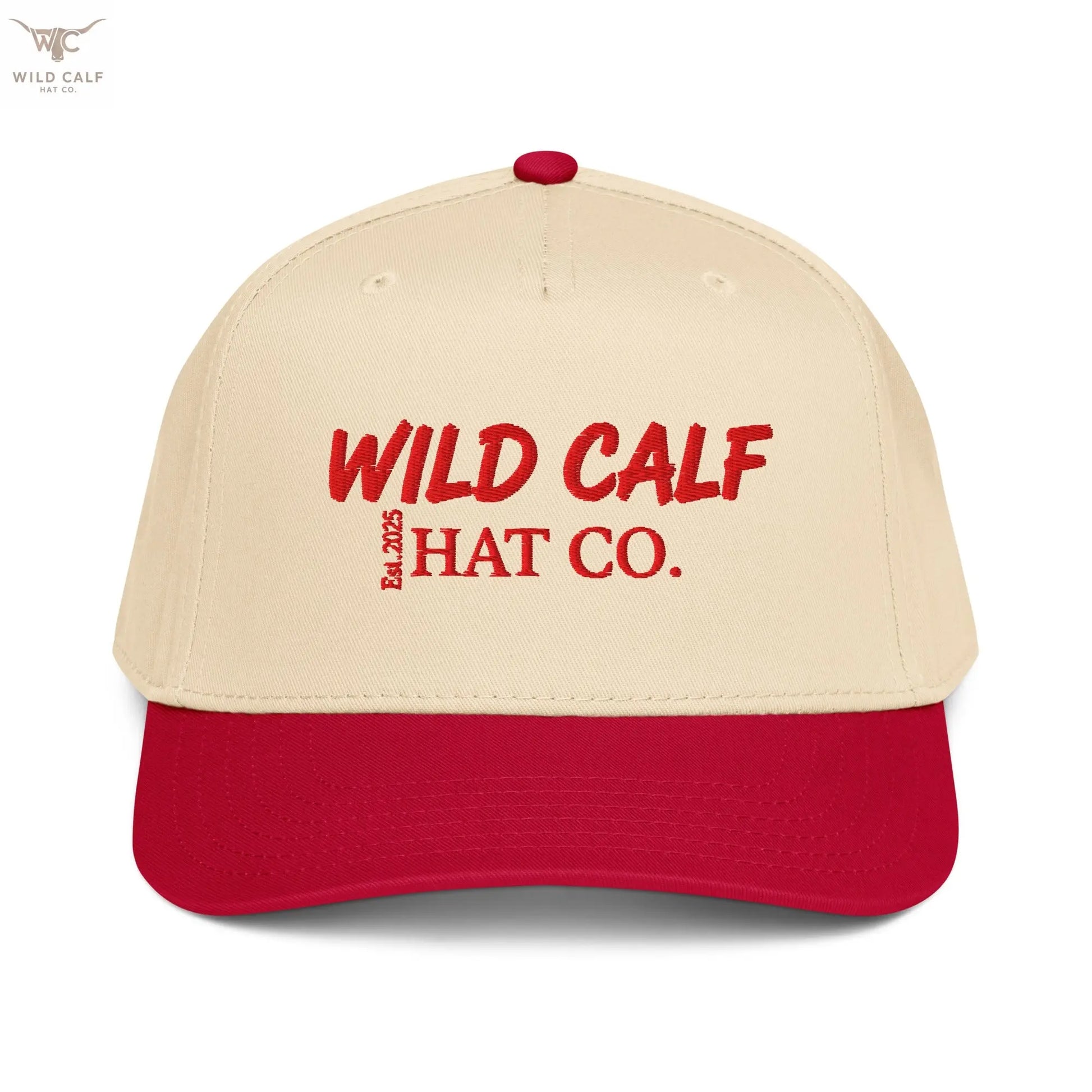 The Red Signature Trucker Cap - Wild Calf Hat Company