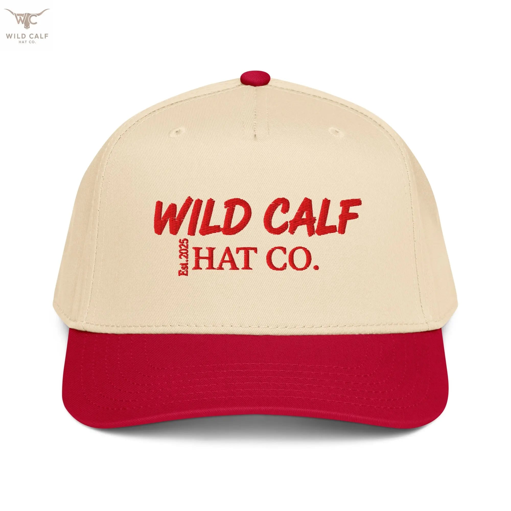 The Red Signature Trucker Cap - Wild Calf Hat Company