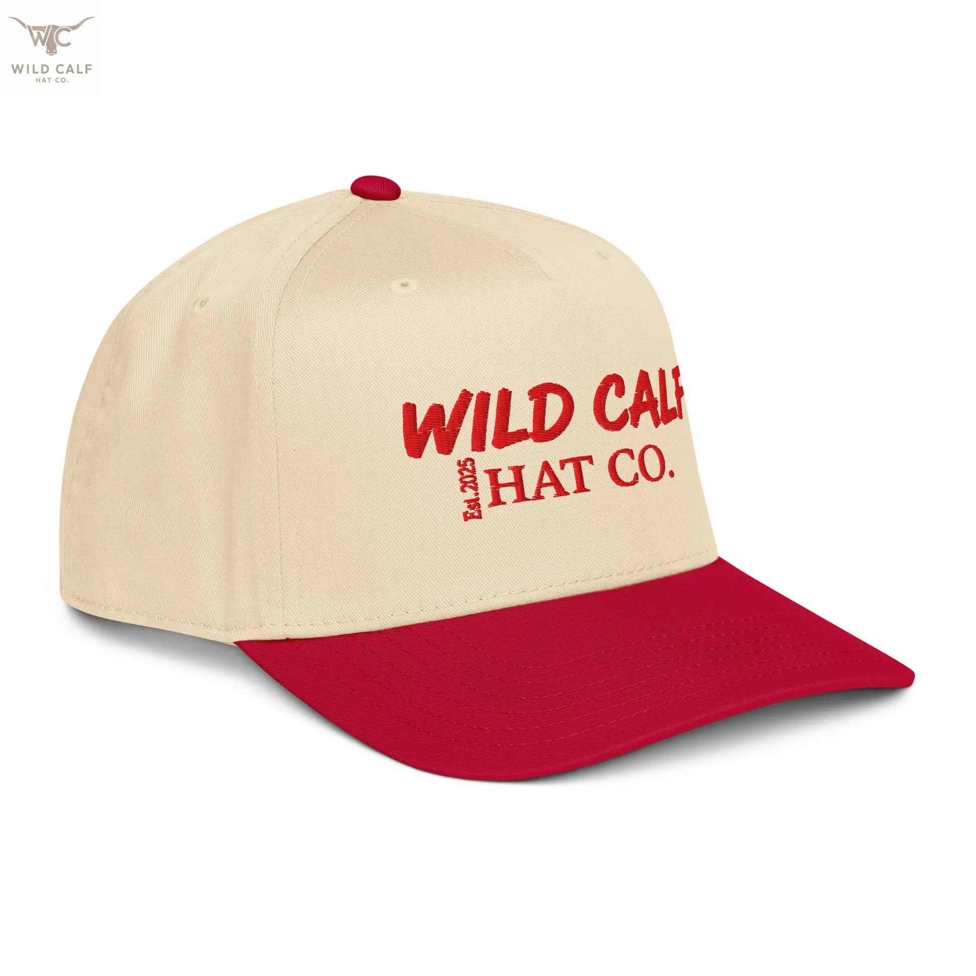 The Red Signature Trucker Cap - Wild Calf Hat Company