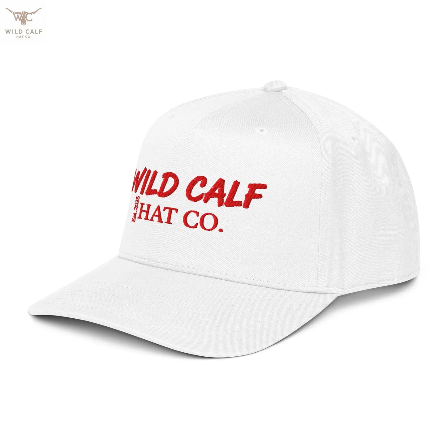 The Red Signature Trucker Cap - Wild Calf Hat Company