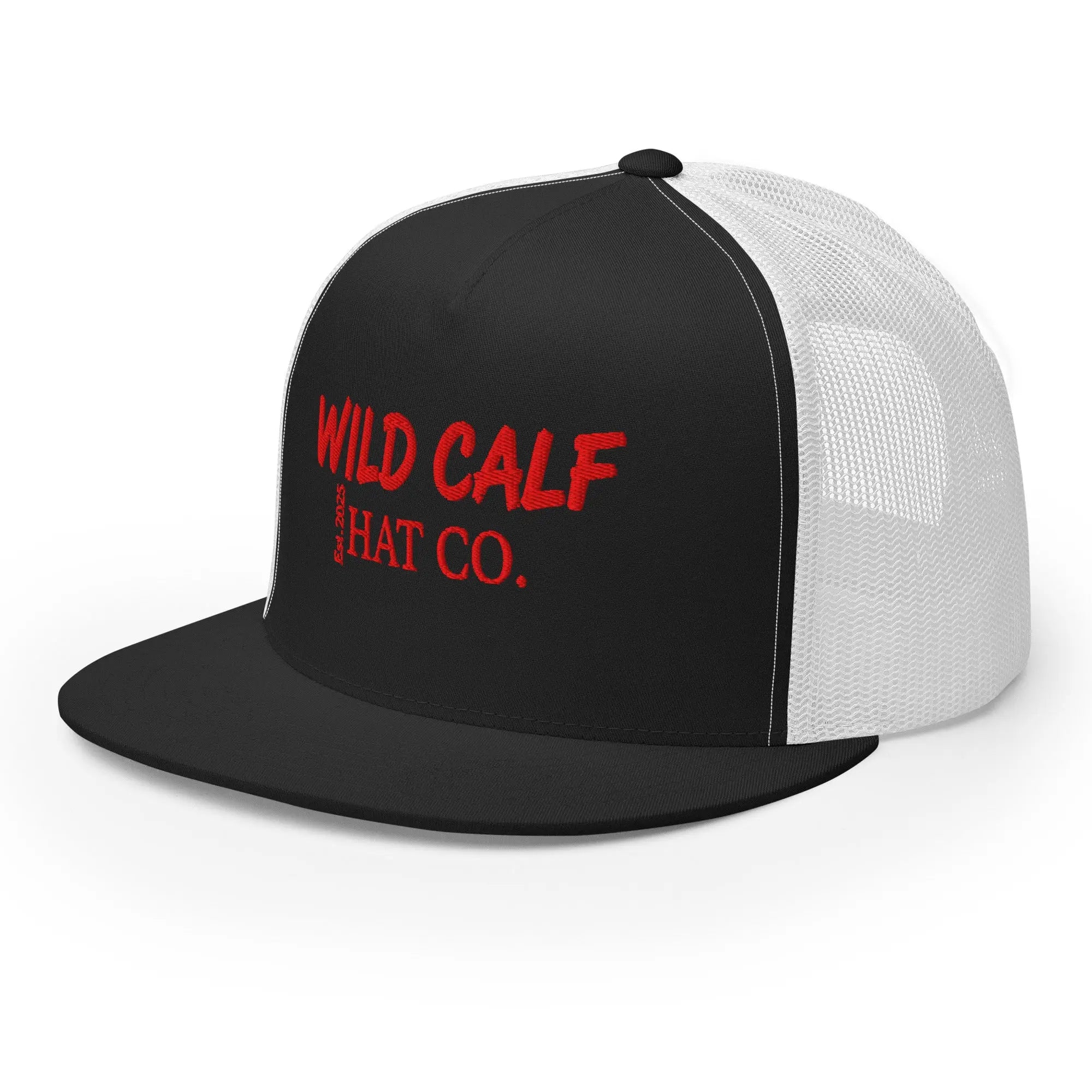 The Red Signature Trucker Cap - Wild Calf Hat Company