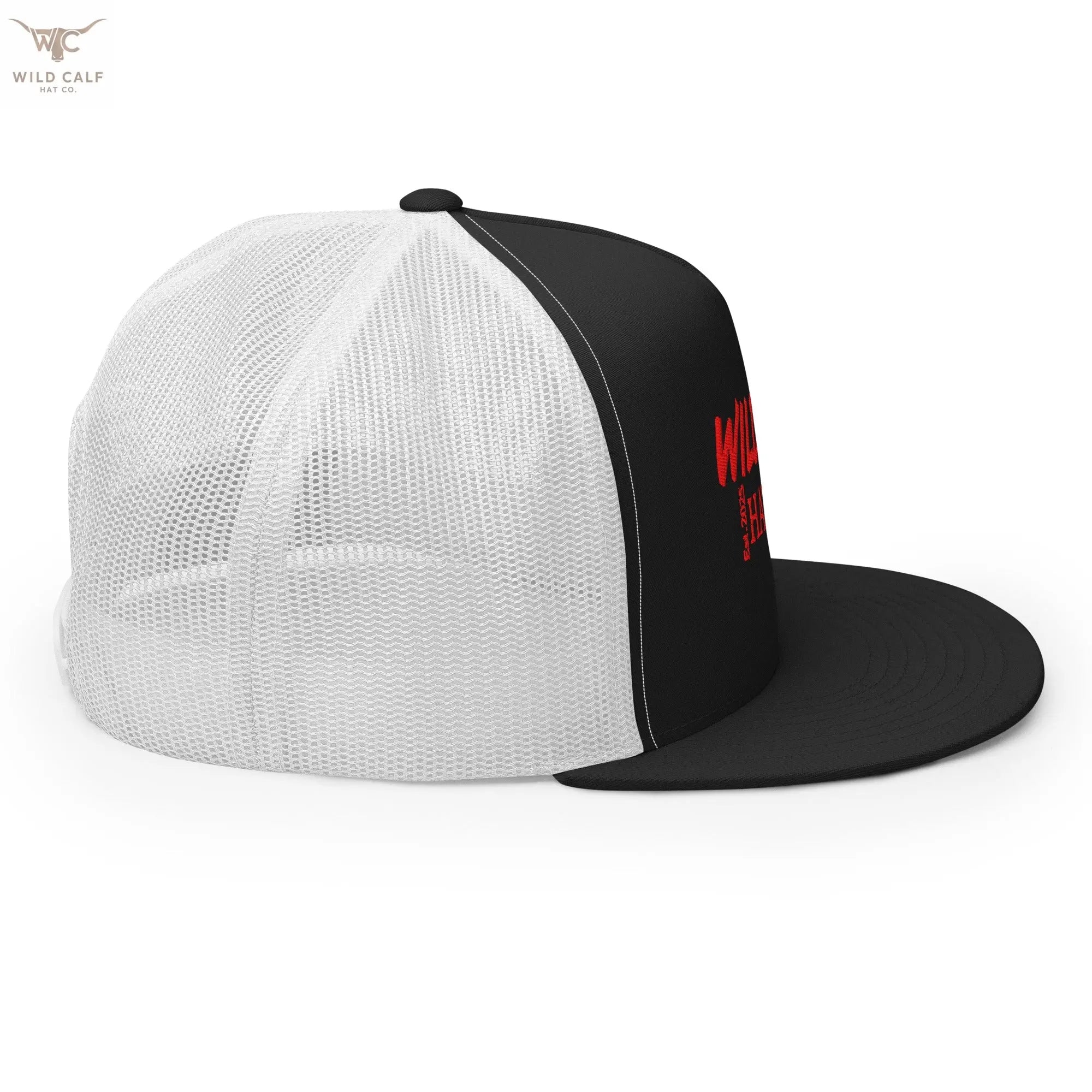 The Red Signature Trucker Cap - Wild Calf Hat Company