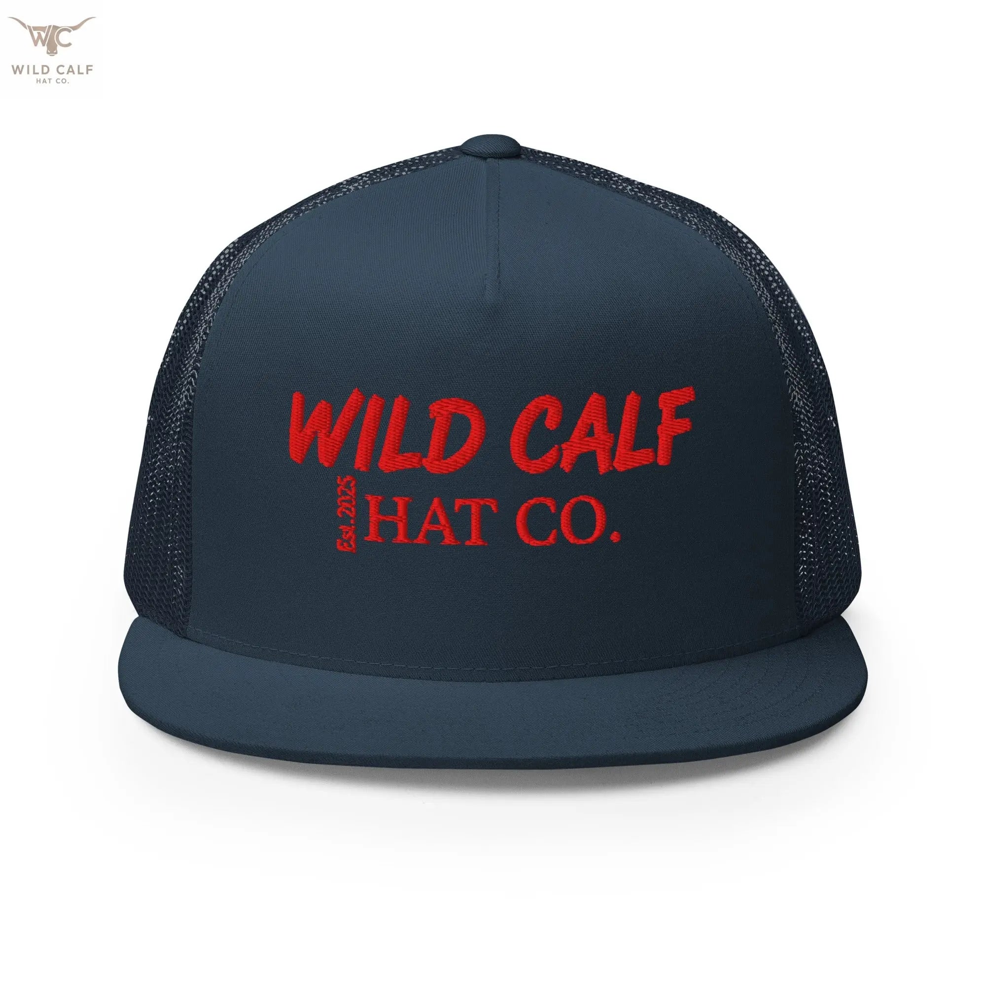 The Red Signature Trucker Cap - Wild Calf Hat Company