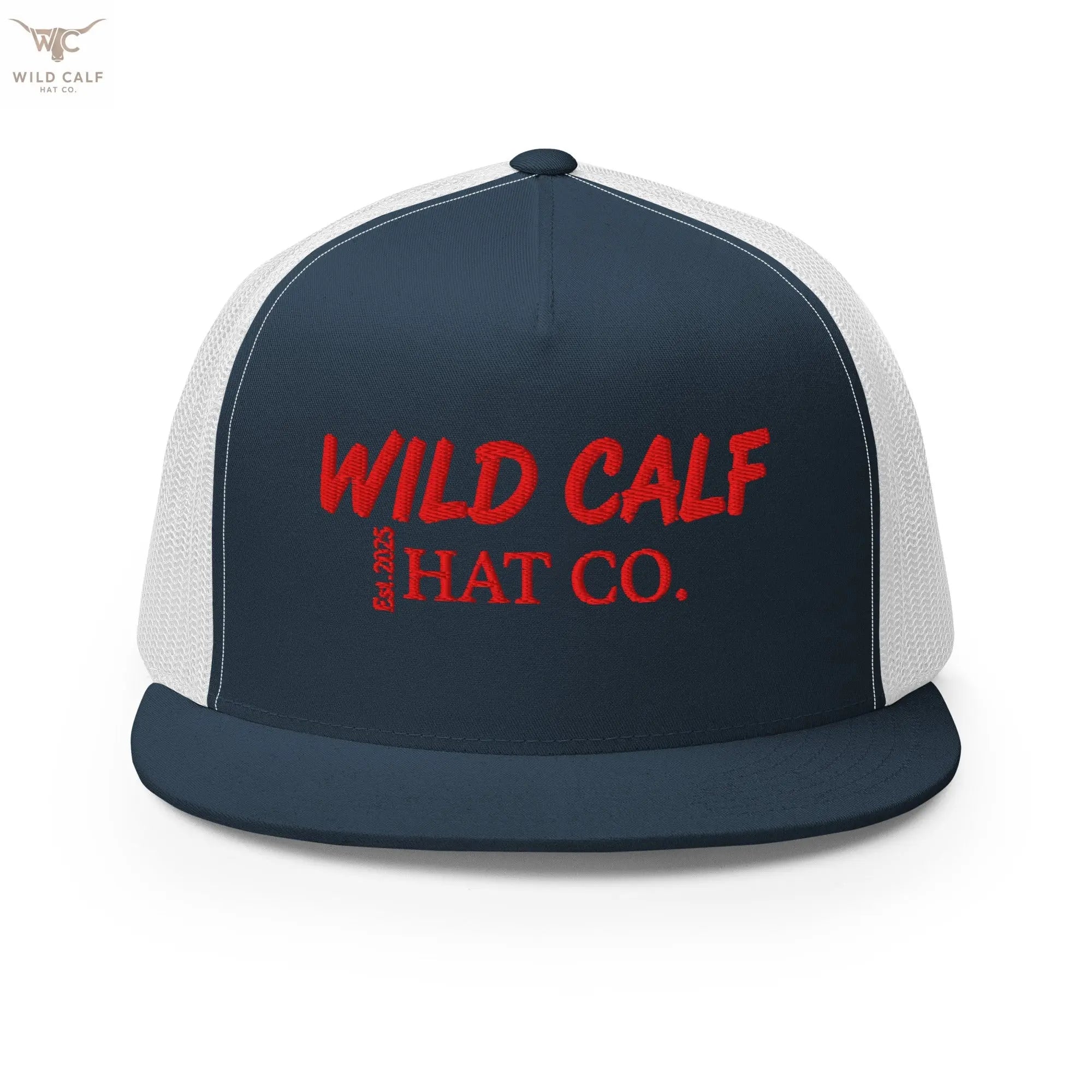 The Red Signature Trucker Cap - Wild Calf Hat Company