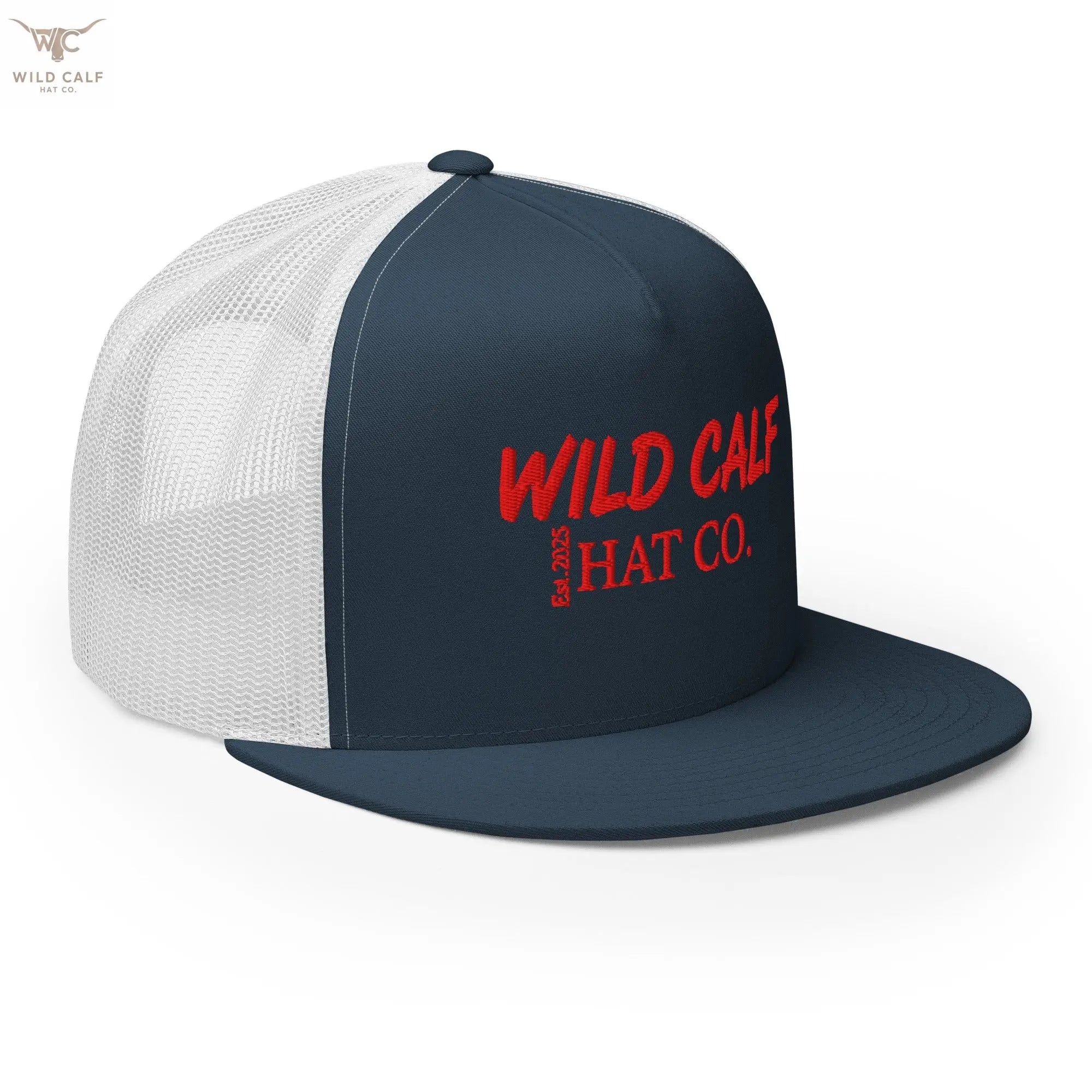 The Red Signature Trucker Cap - Wild Calf Hat Company