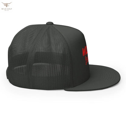 The Red Signature Trucker Cap - Wild Calf Hat Company
