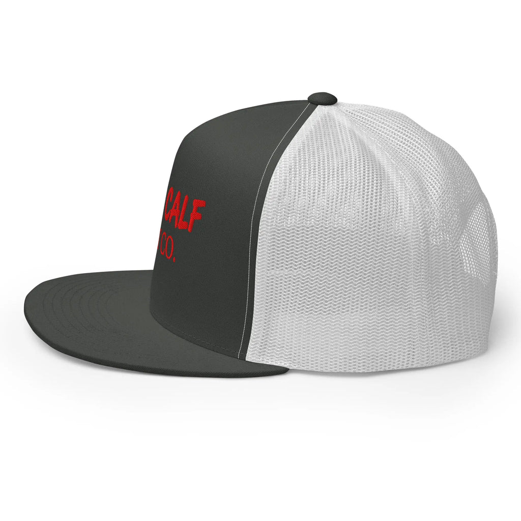 The Red Signature Trucker Cap - Wild Calf Hat Company