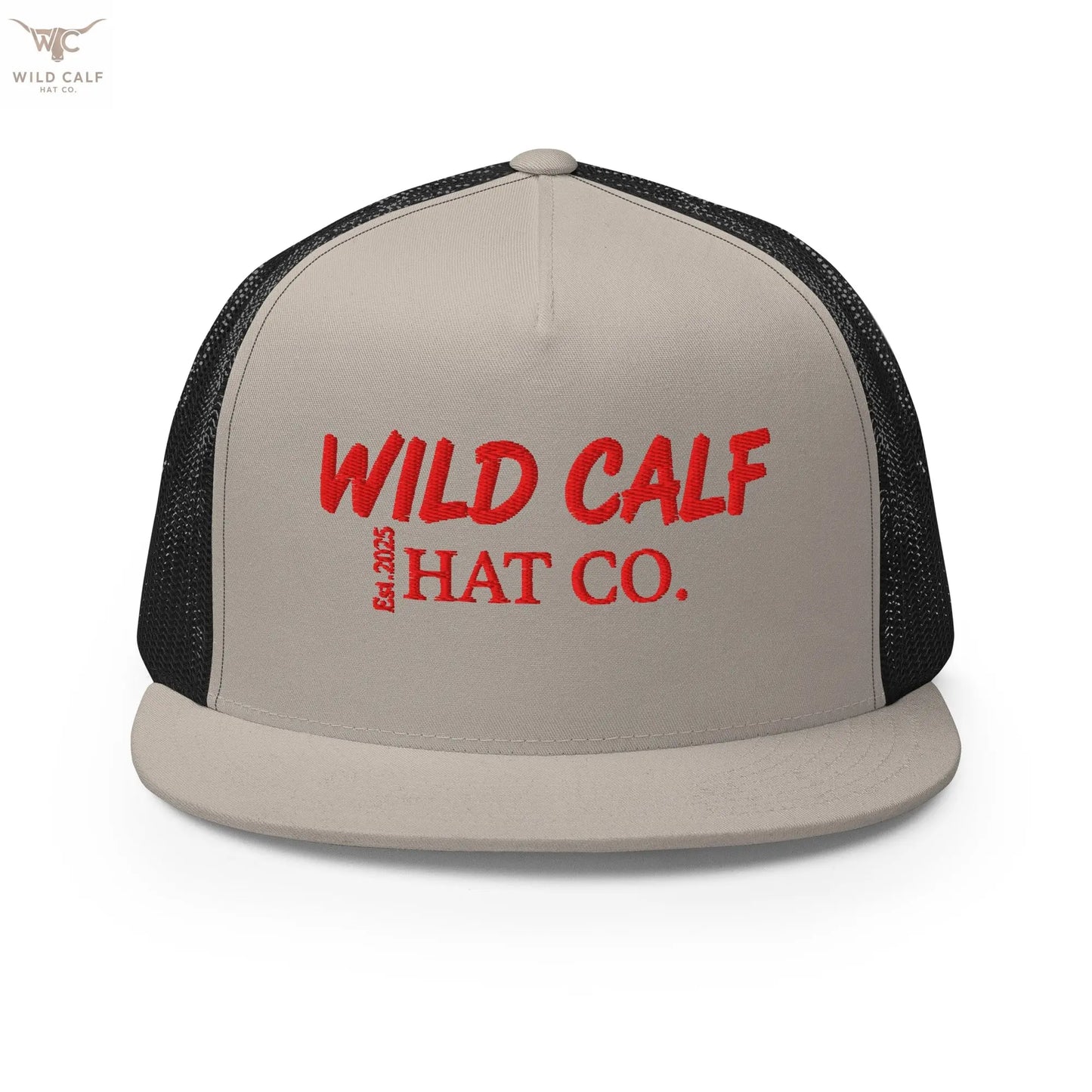 The Red Signature Trucker Cap - Wild Calf Hat Company