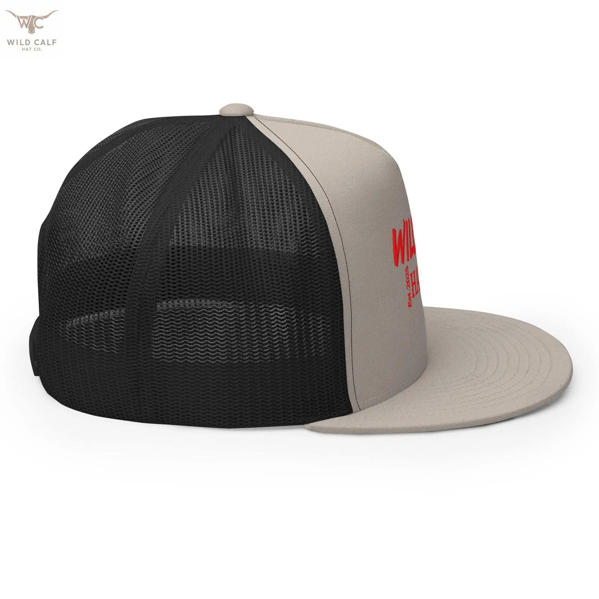 The Red Signature Trucker Cap - Wild Calf Hat Company
