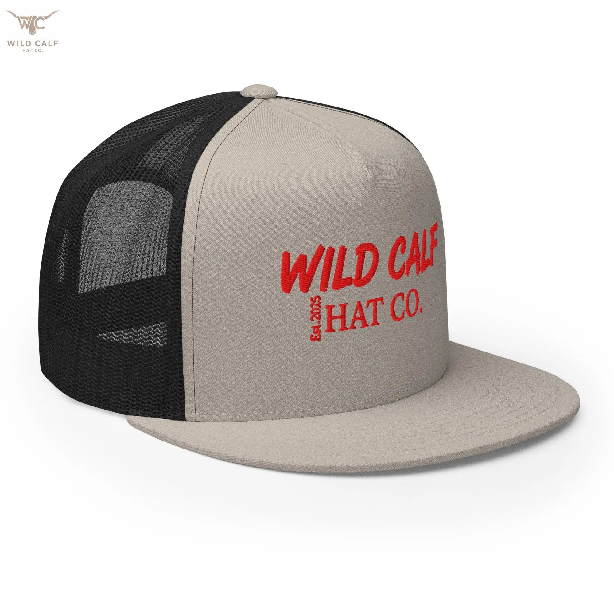 The Red Signature Trucker Cap - Wild Calf Hat Company