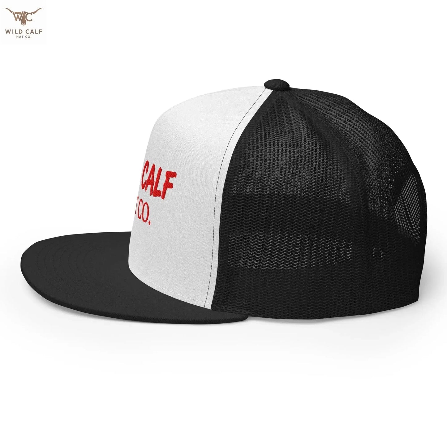 The Red Signature Trucker Cap - Wild Calf Hat Company