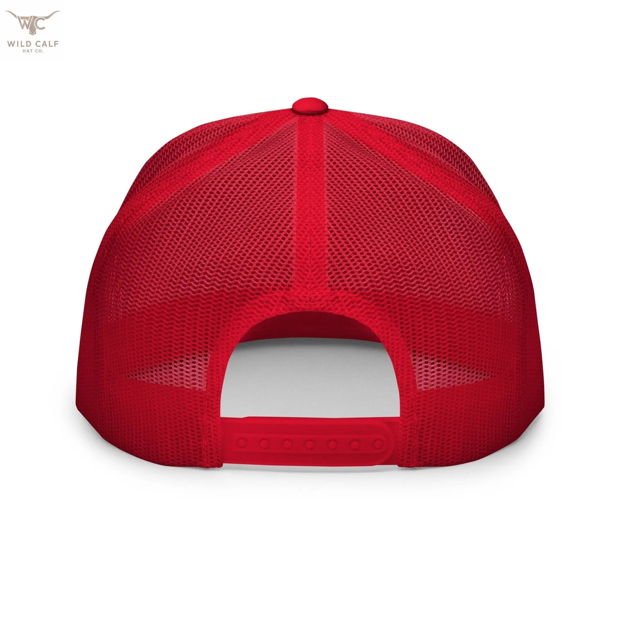 The Red Signature Trucker Cap - Wild Calf Hat Company