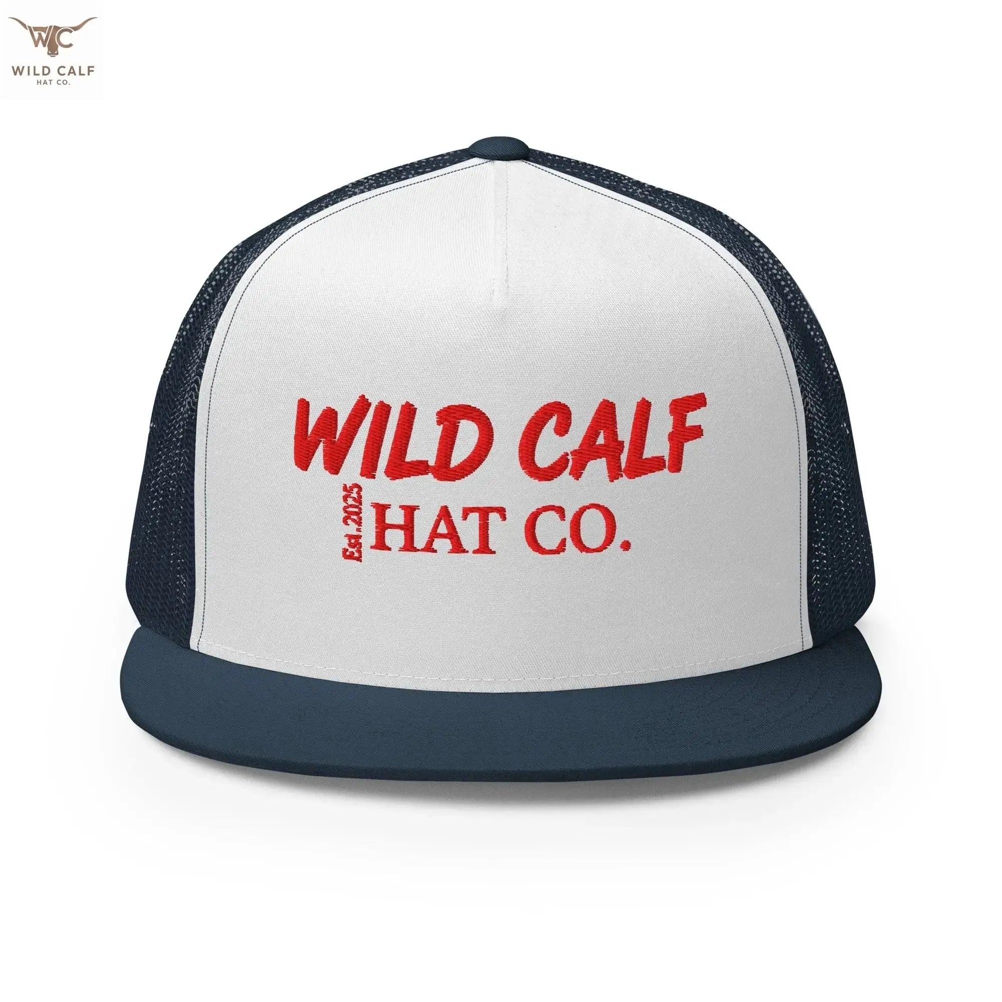 The Red Signature Trucker Cap - Wild Calf Hat Company