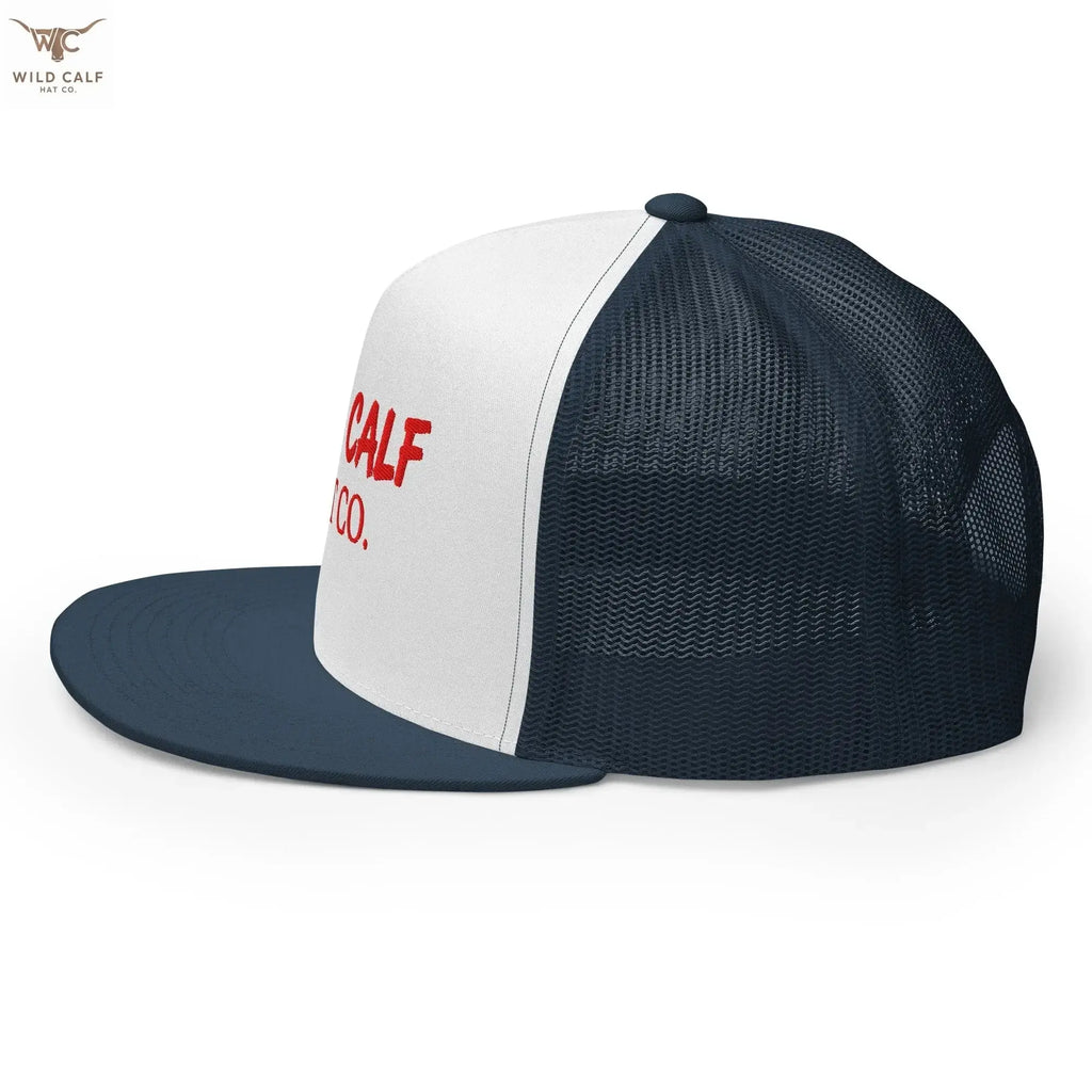 The Red Signature Trucker Cap - Wild Calf Hat Company