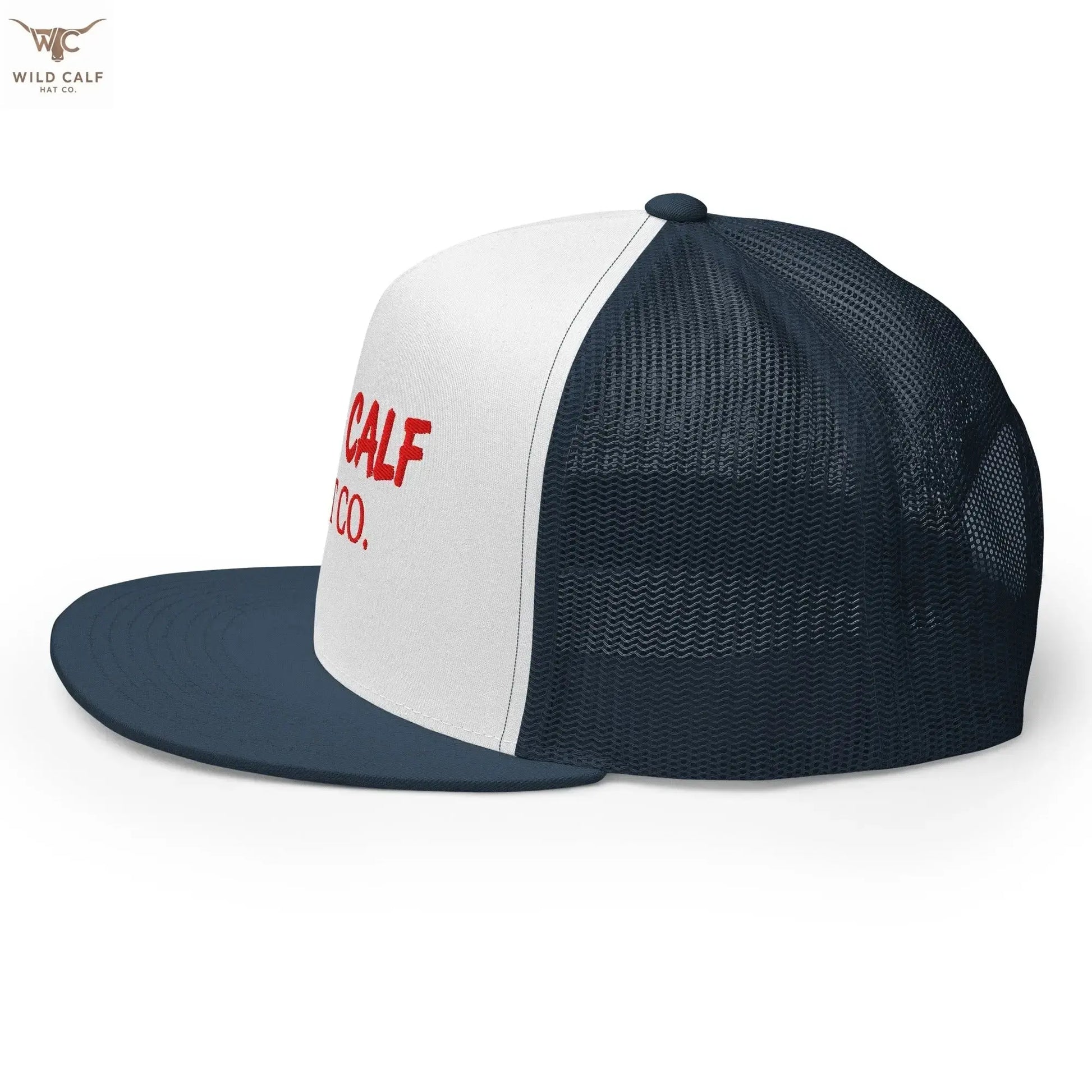 The Red Signature Trucker Cap - Wild Calf Hat Company
