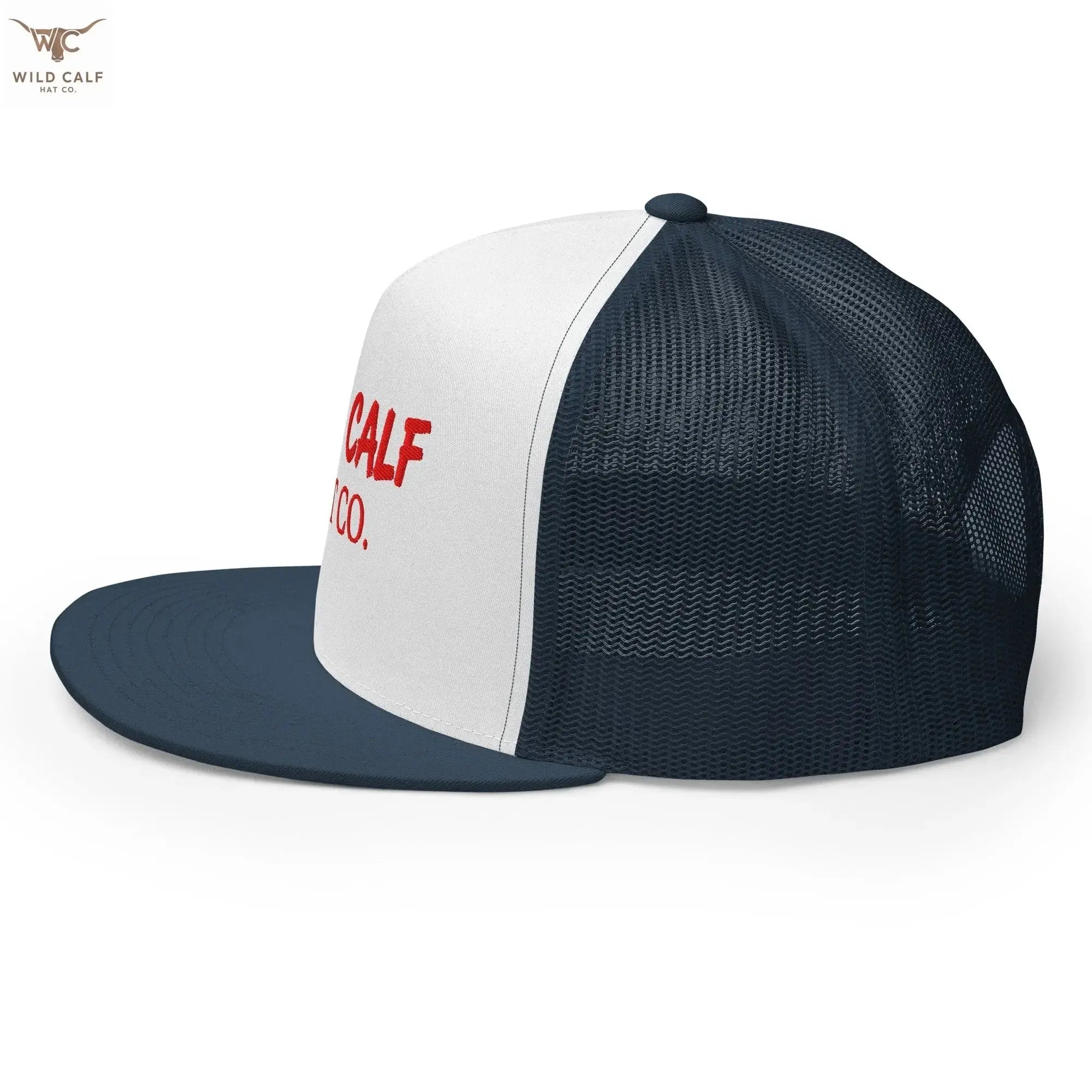 The Red Signature Trucker Cap - Wild Calf Hat Company