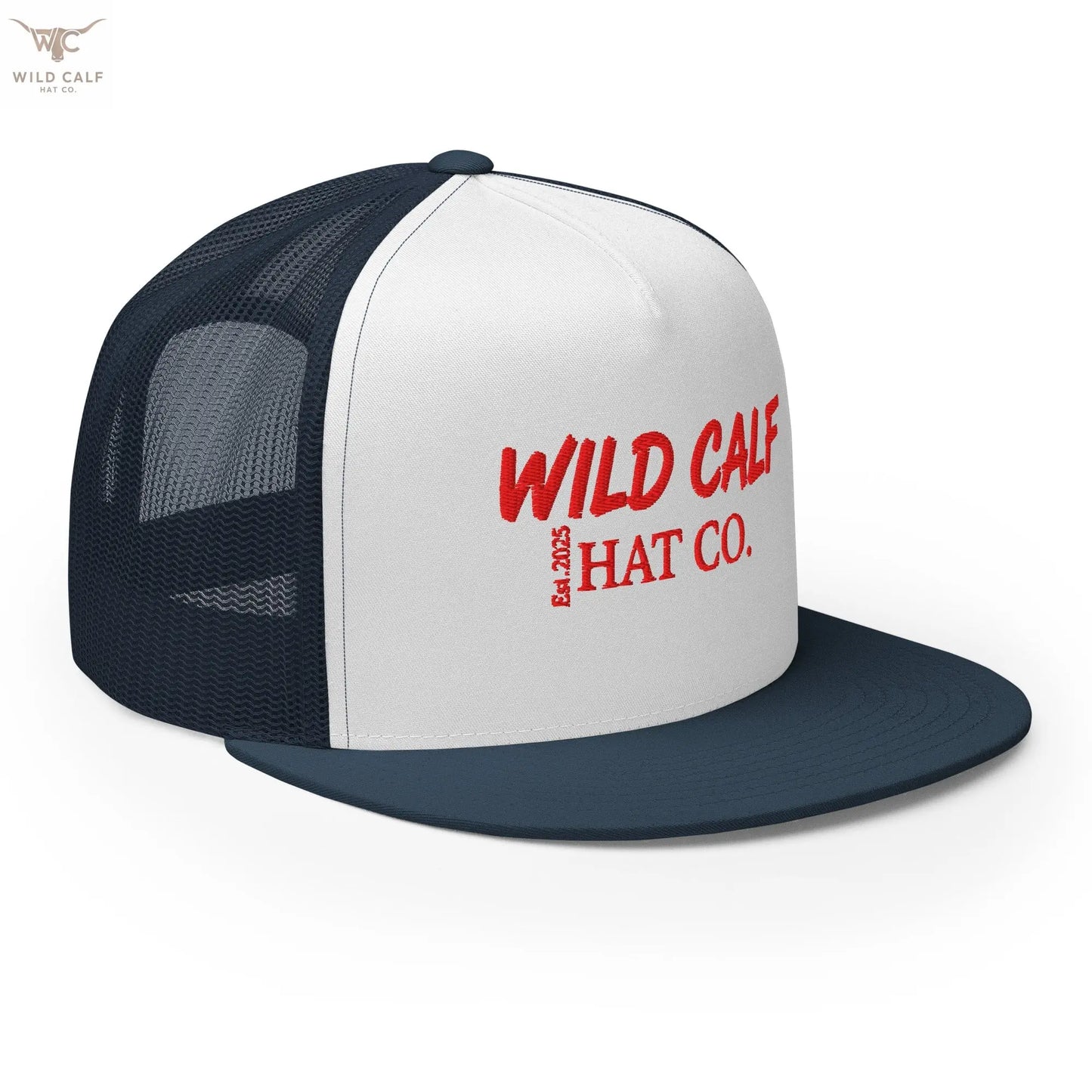 The Red Signature Trucker Cap - Wild Calf Hat Company