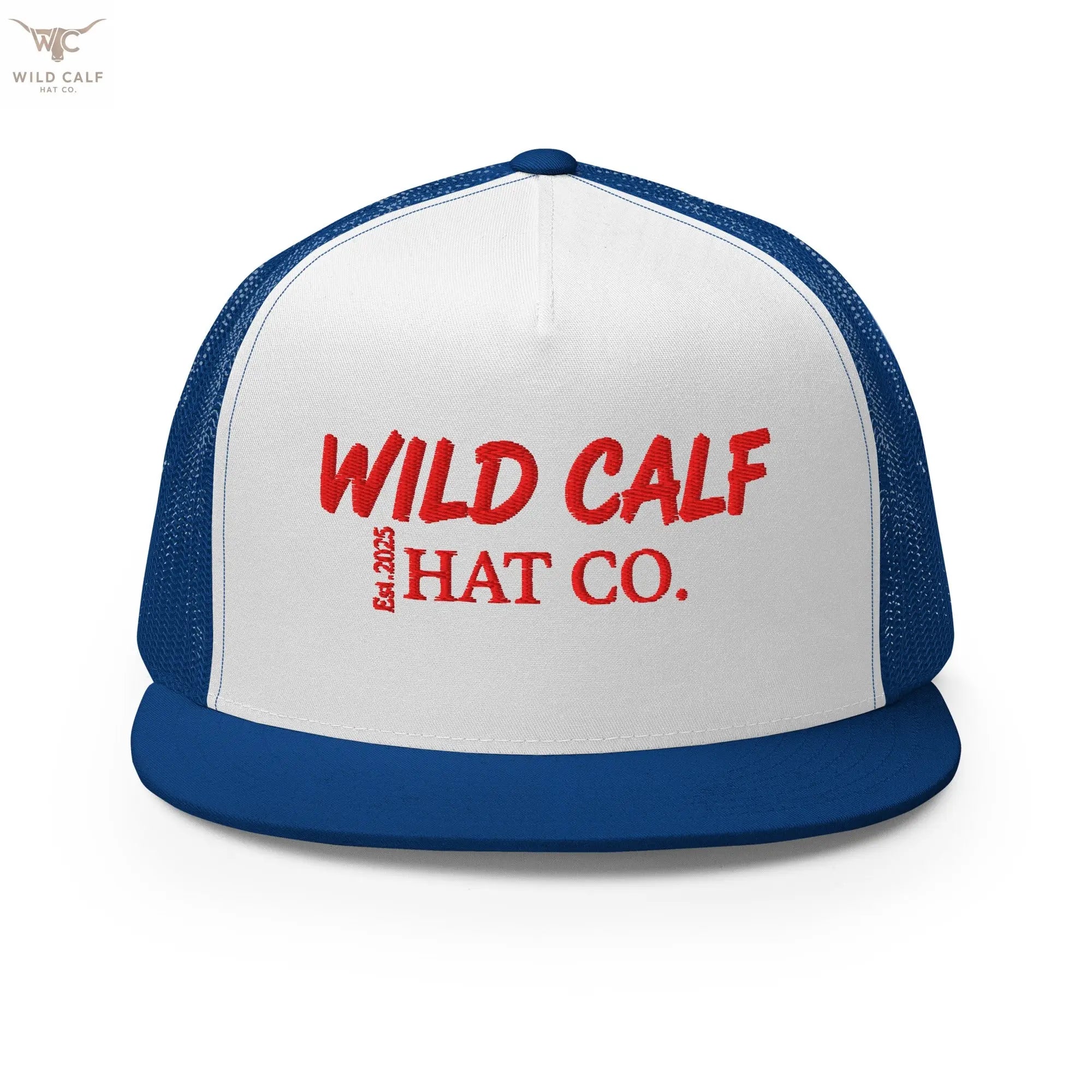 The Red Signature Trucker Cap - Wild Calf Hat Company