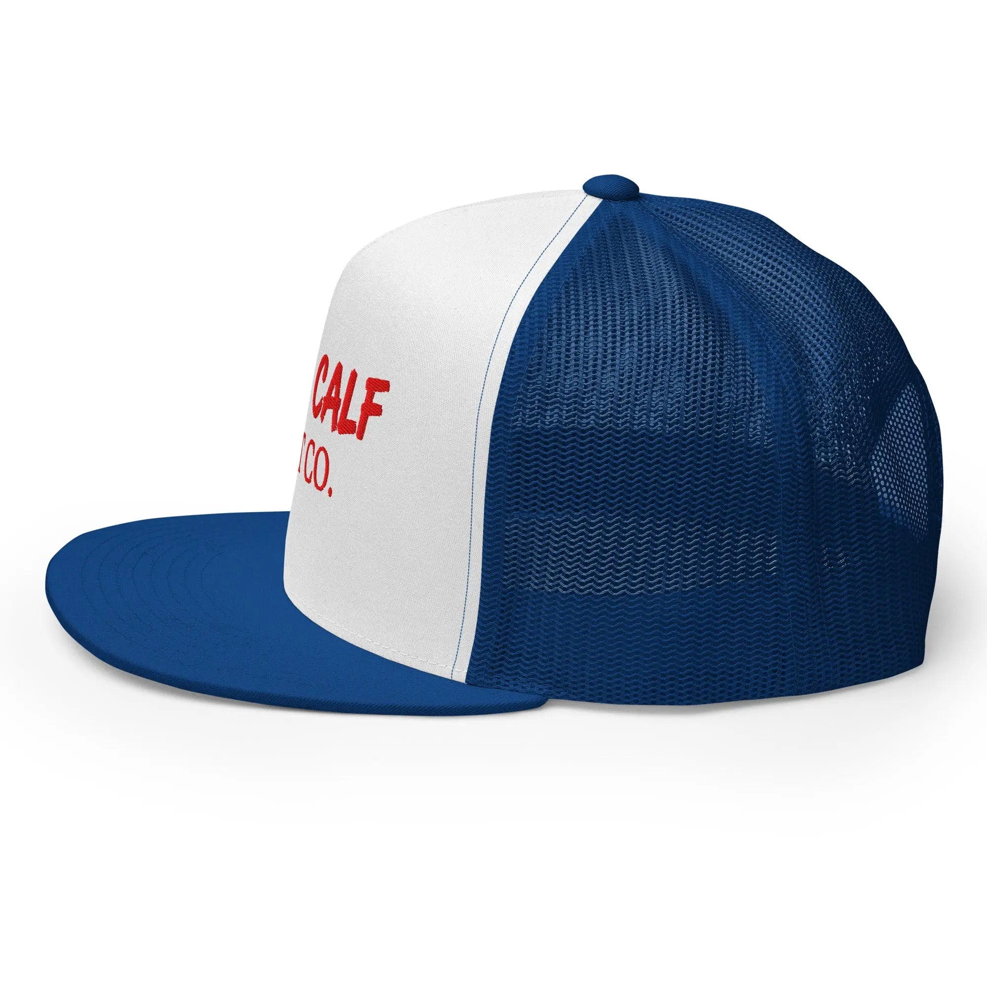 The Red Signature Trucker Cap - Wild Calf Hat Company