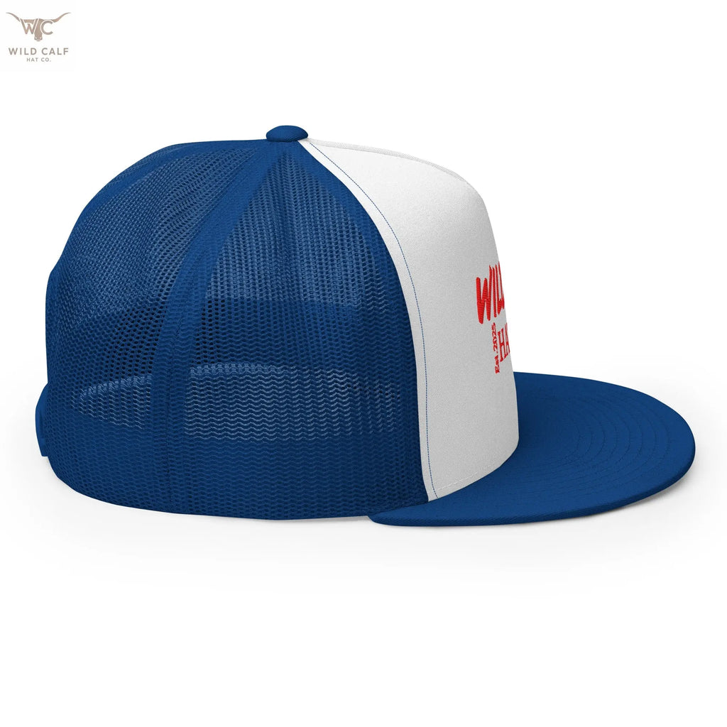 The Red Signature Trucker Cap - Wild Calf Hat Company