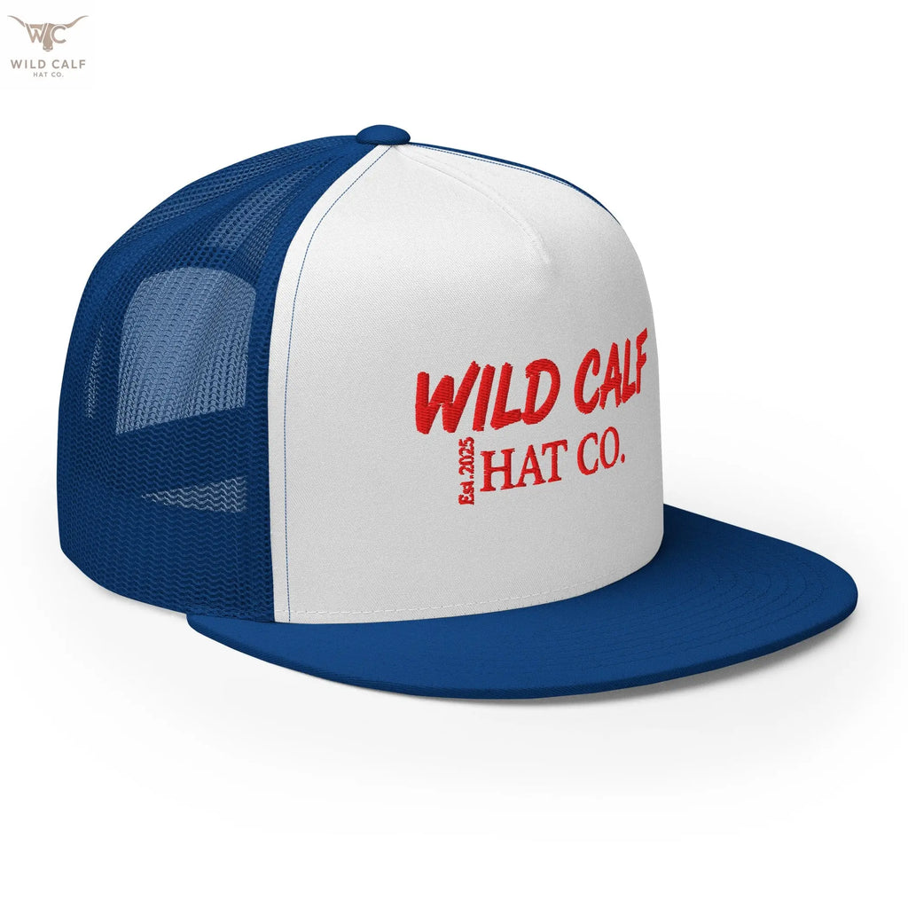 The Red Signature Trucker Cap - Wild Calf Hat Company