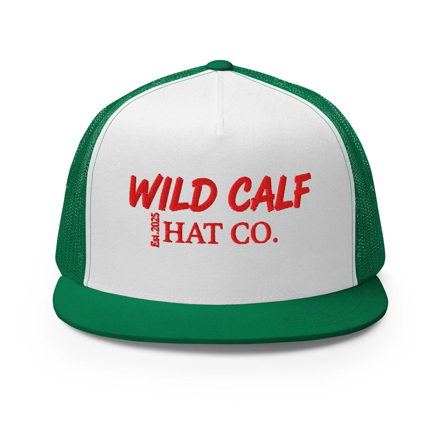 The Red Signature Trucker Cap - Wild Calf Hat Company