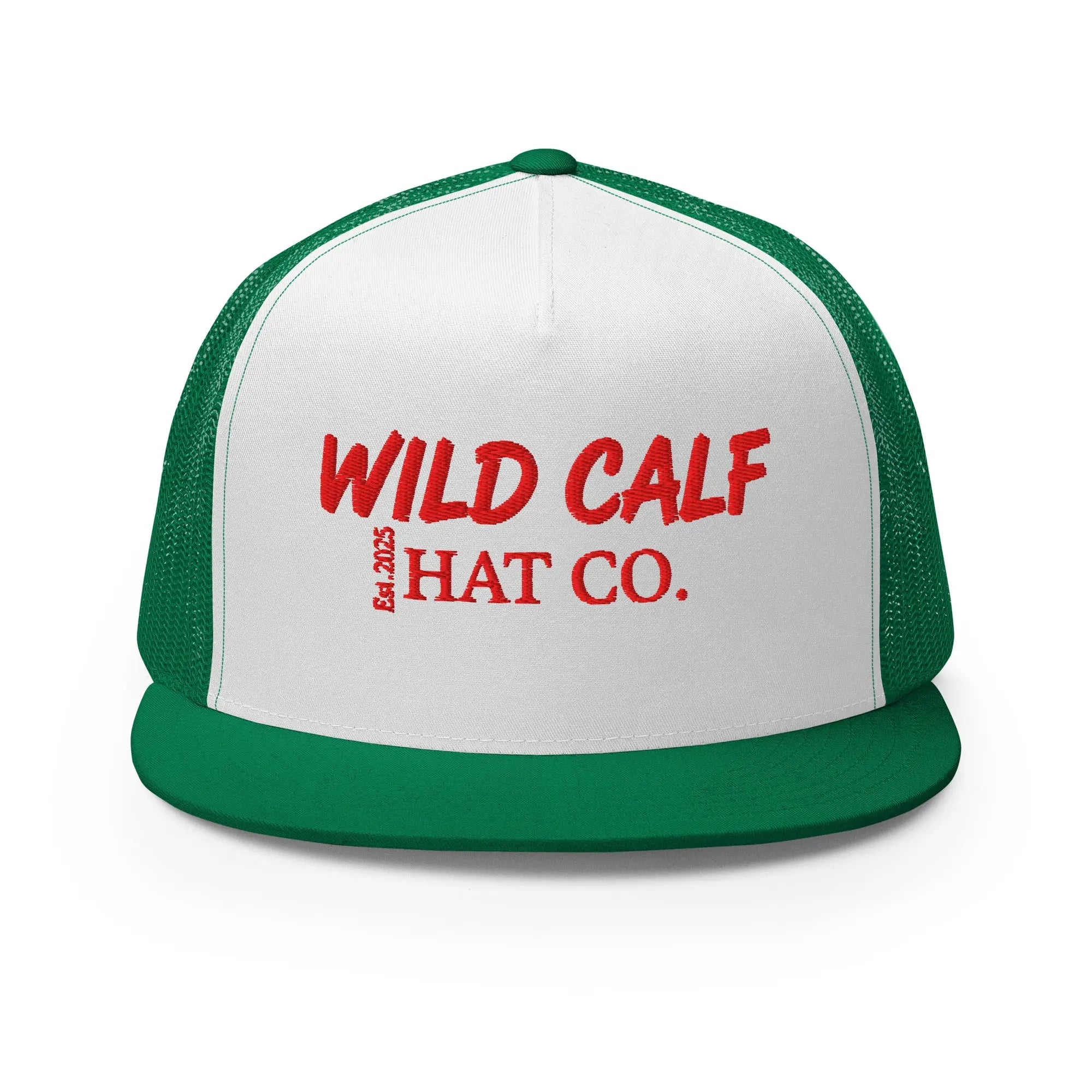 The Red Signature Trucker Cap - Wild Calf Hat Company
