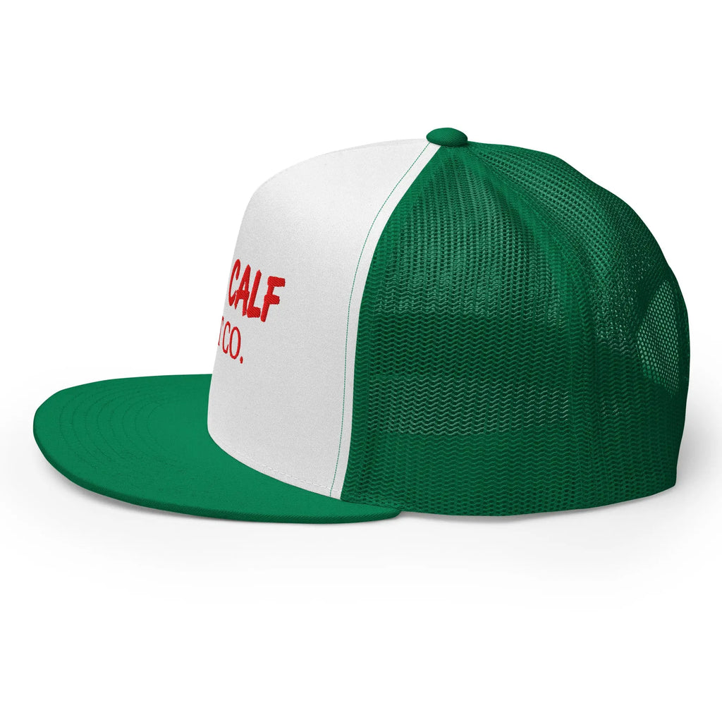 The Red Signature Trucker Cap - Wild Calf Hat Company