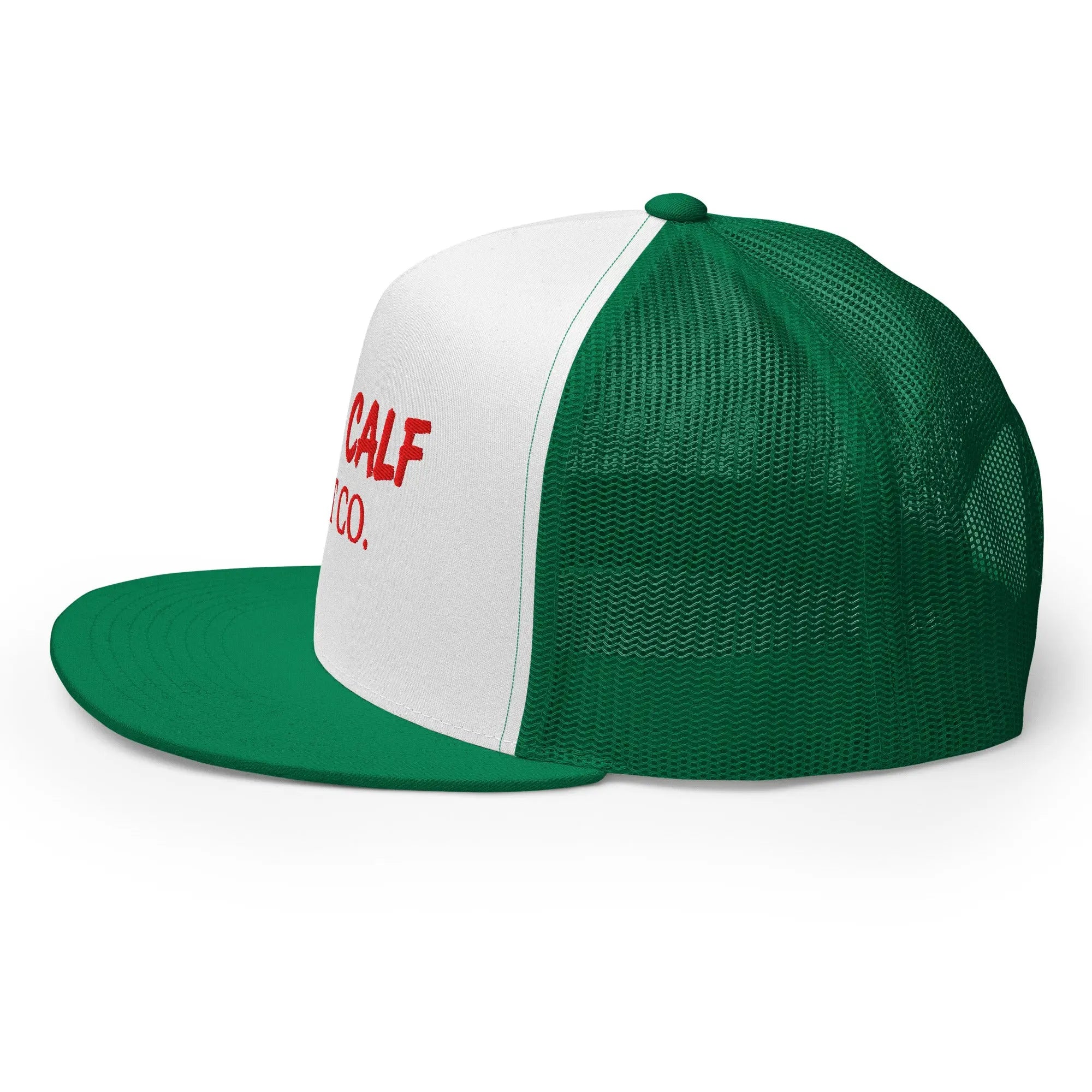 The Red Signature Trucker Cap - Wild Calf Hat Company