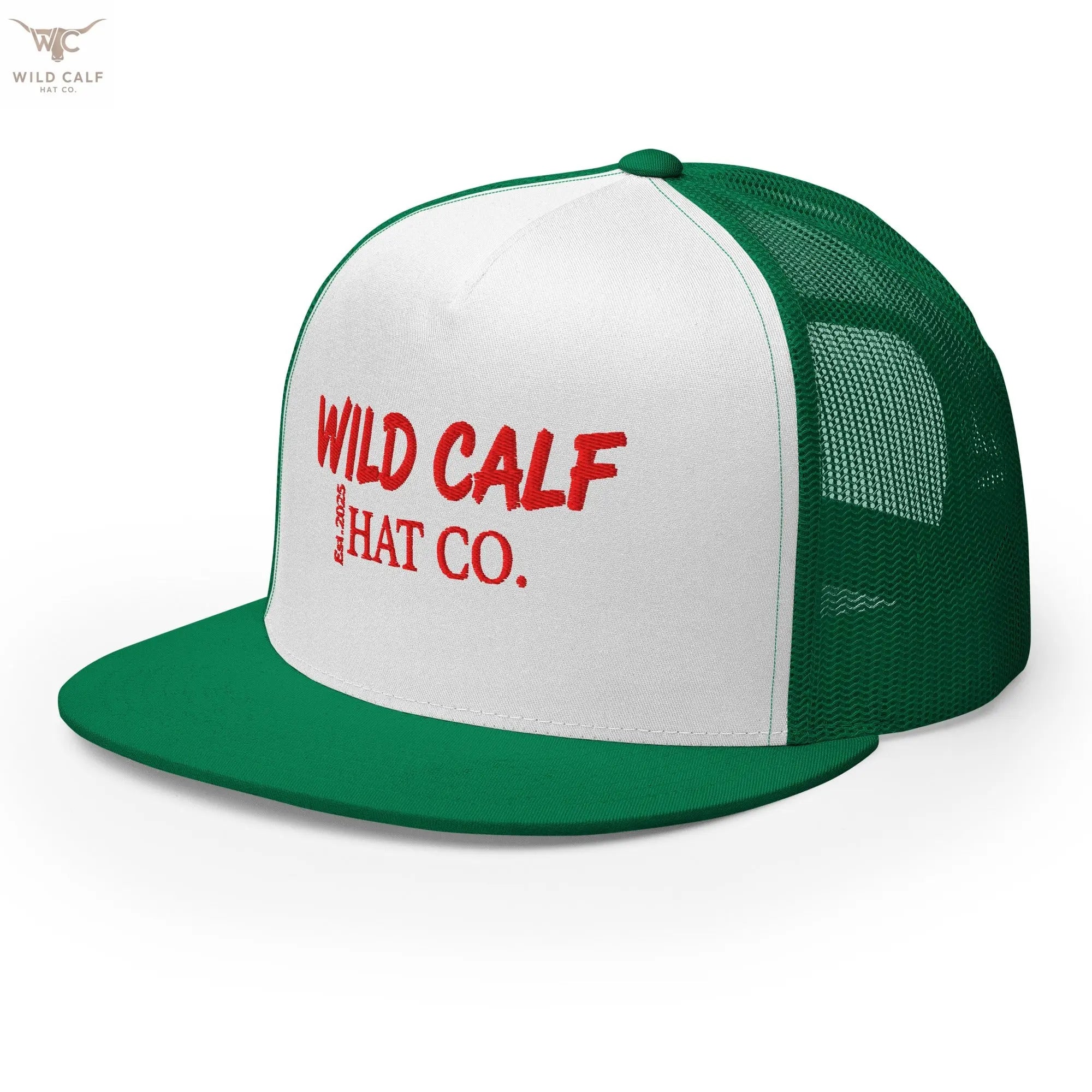 The Red Signature Trucker Cap - Wild Calf Hat Company