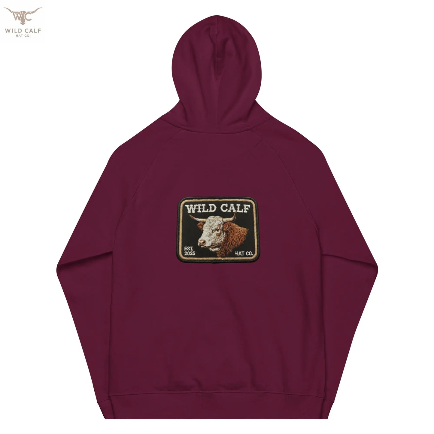 Unisex Wild Calf emblem Hoodie - Wild Calf Hat Company