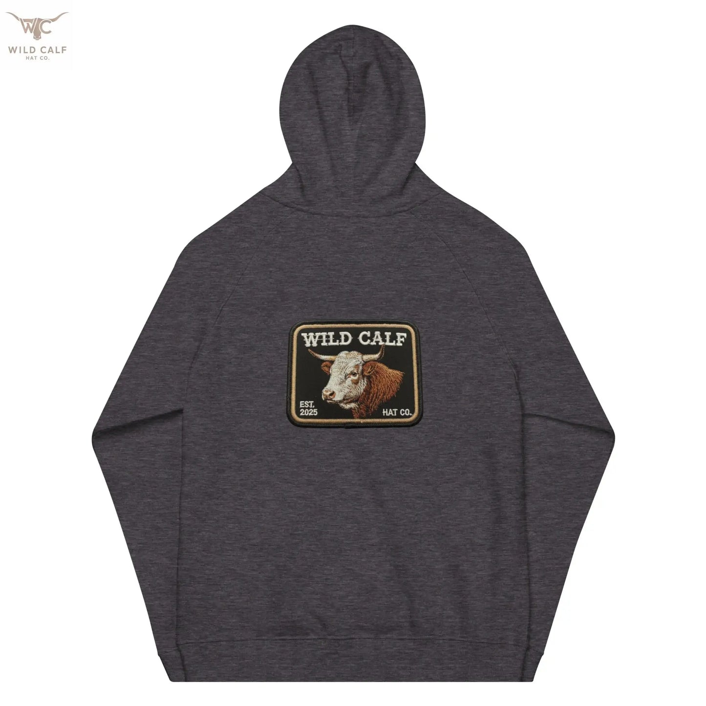 Unisex Wild Calf emblem Hoodie - Wild Calf Hat Company
